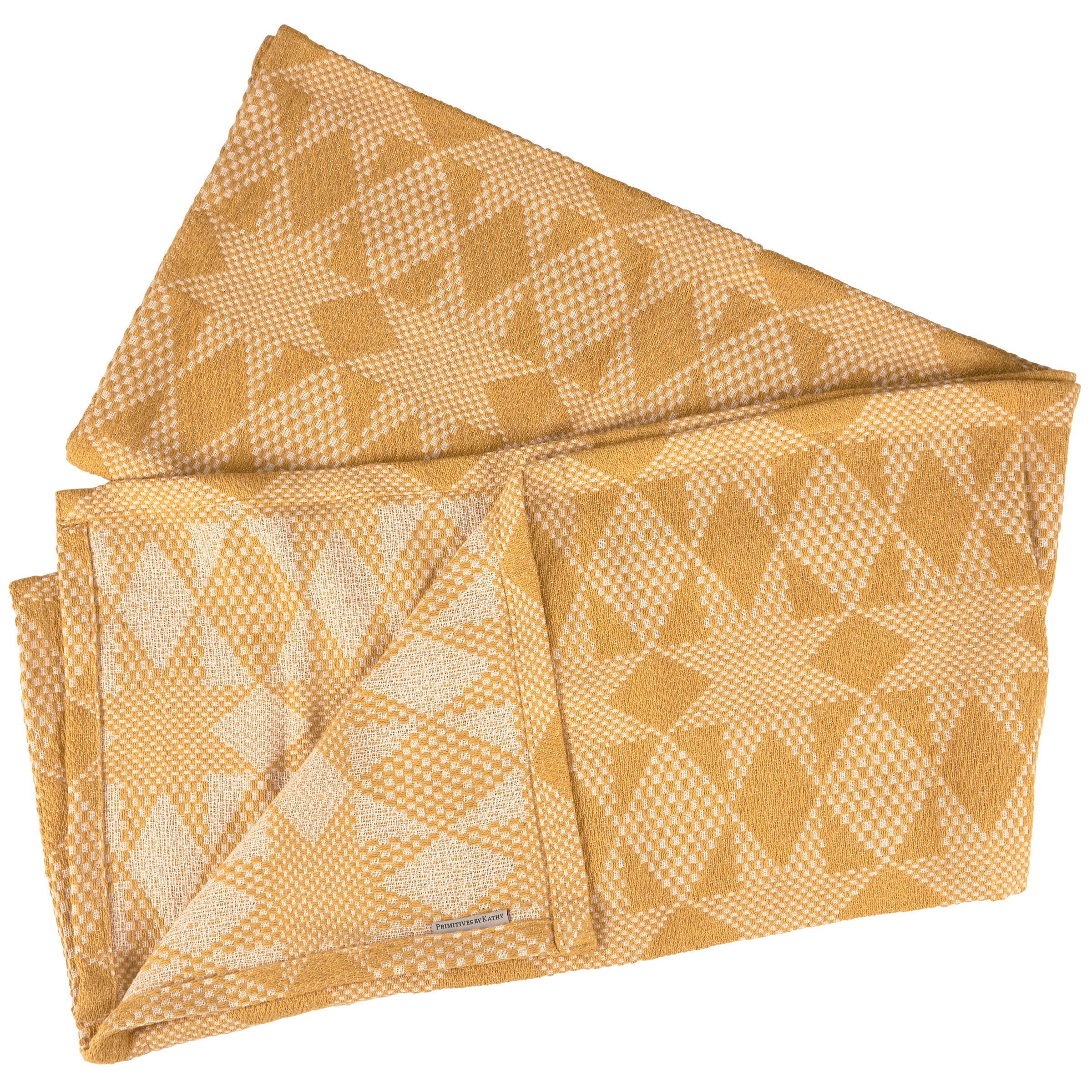 Elegant Gold Stars Cotton Tablecloth, Machine Washable, 52-Inch Square Dining Decor