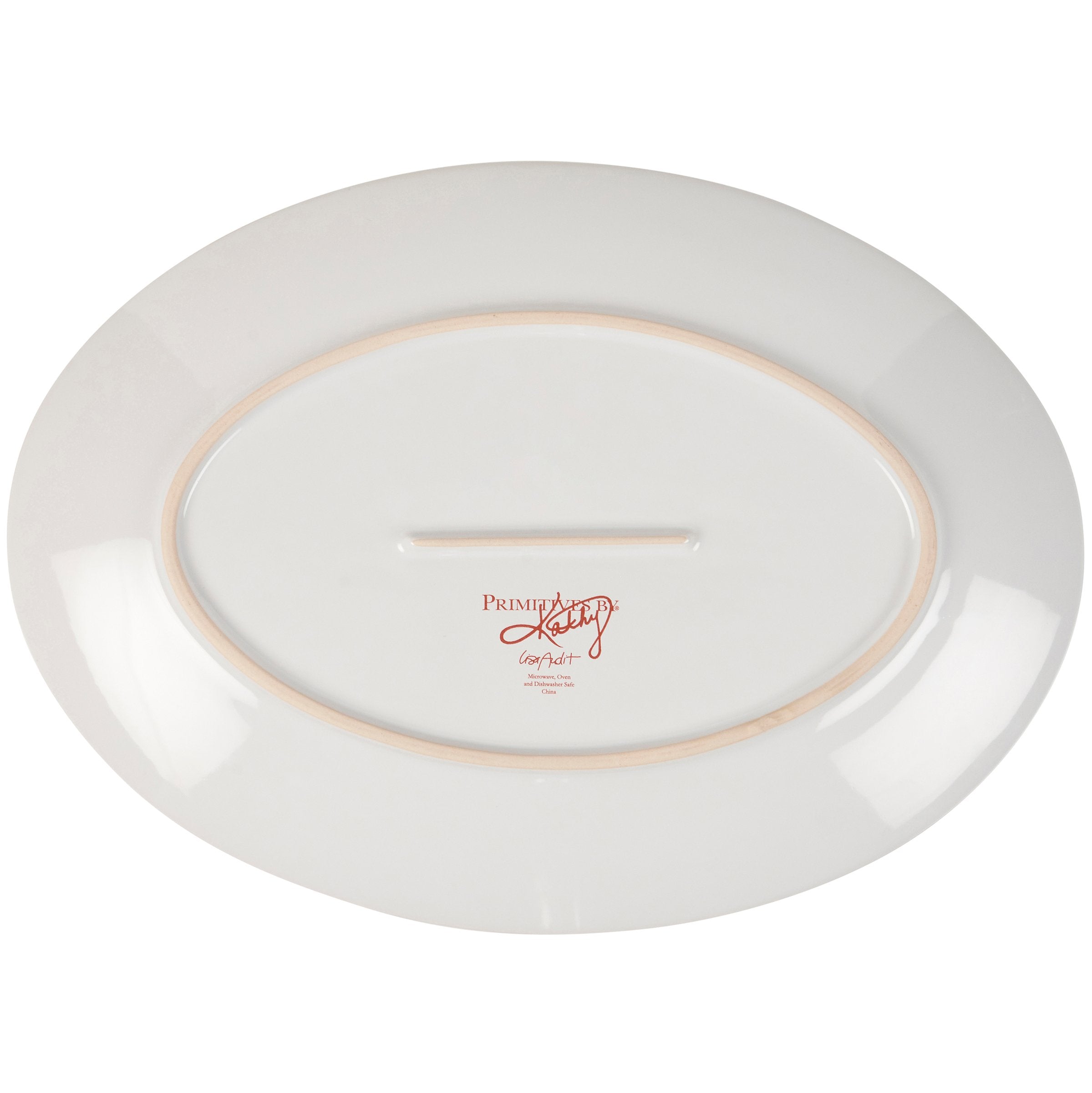 Charming Stoneware Oval Winter Cardinal Platter, Hand-Painted Festive Holiday Tableware for Gatherings