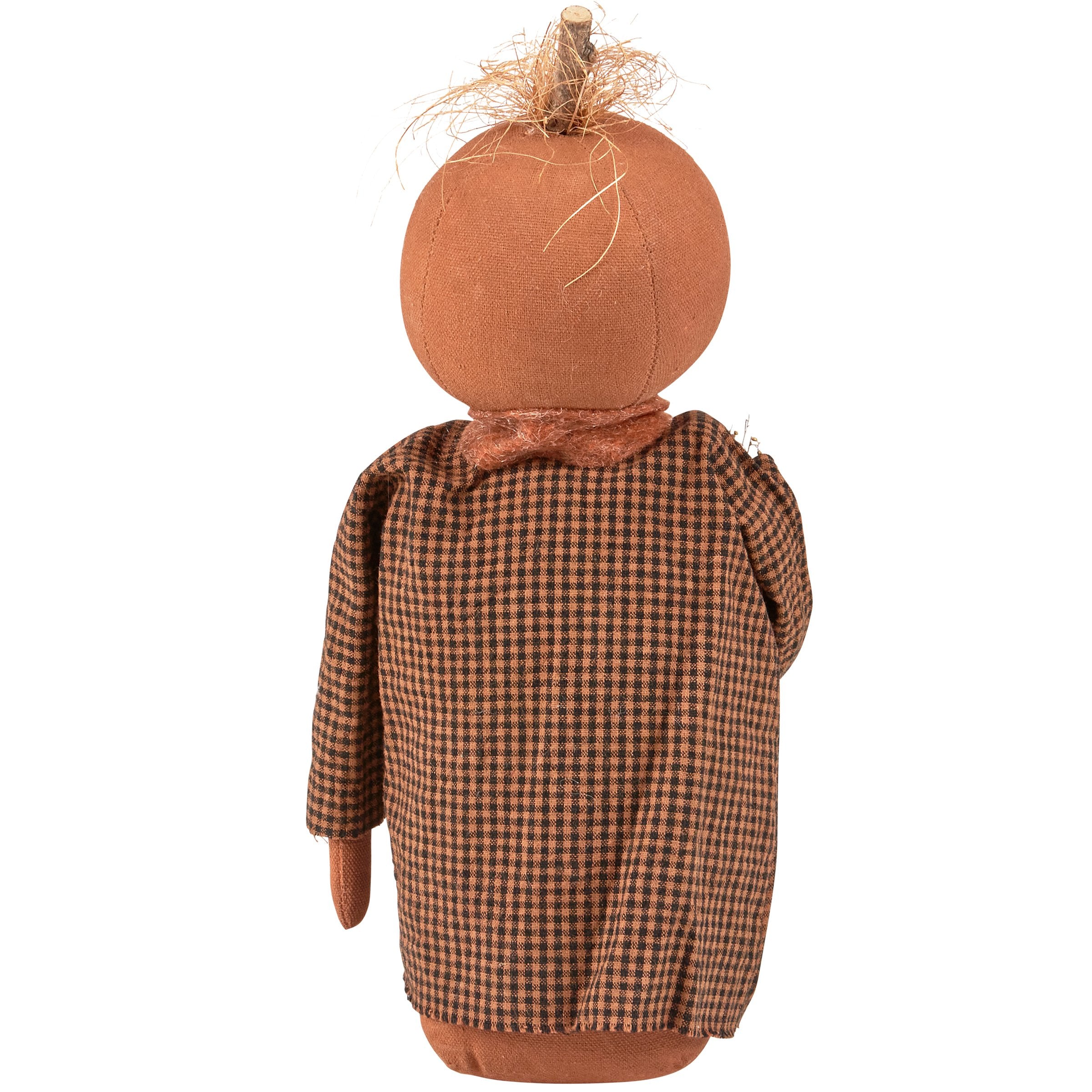 Charming Primitive Harvest Hattie Pumpkin Doll - Adorable Fall & Halloween Decor