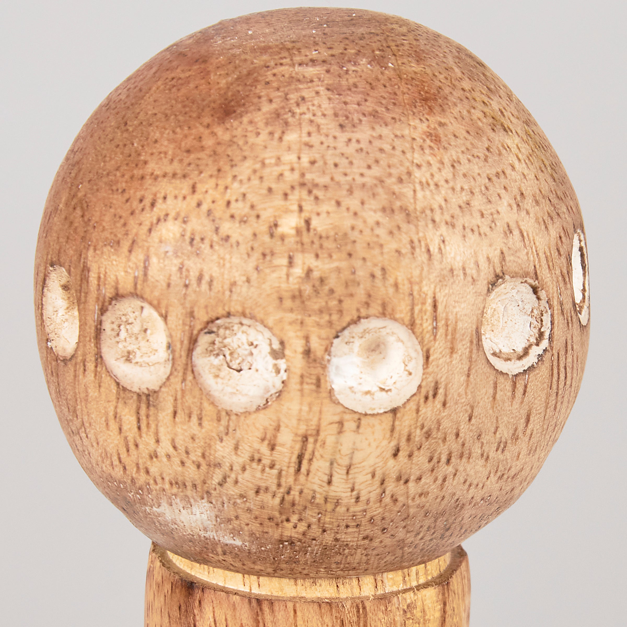 Rustic Farmhouse Wooden Medallion Paper Towel Holder for Kitchen Countertop