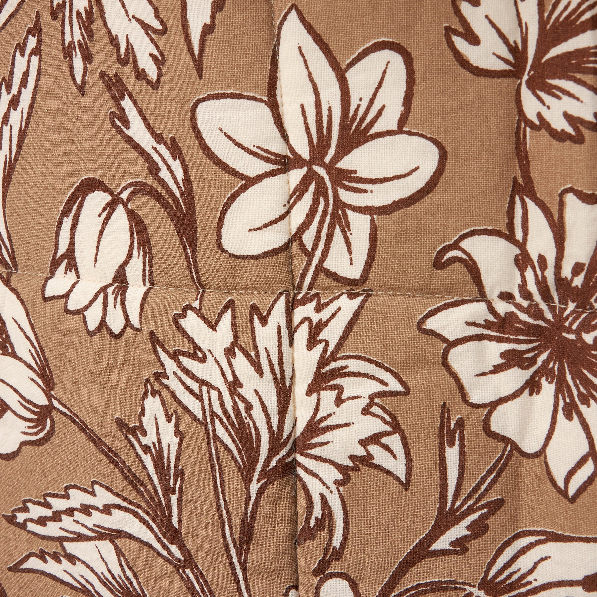 Luxurious Quilted Floral Damask Cotton Throw Blanket for Rustic Home Comfort