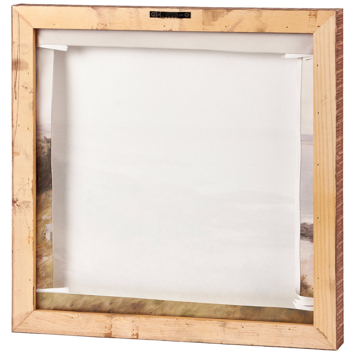 Two-Piece Coastal Shoreline Canvas Art Set with Natural Wood Frames