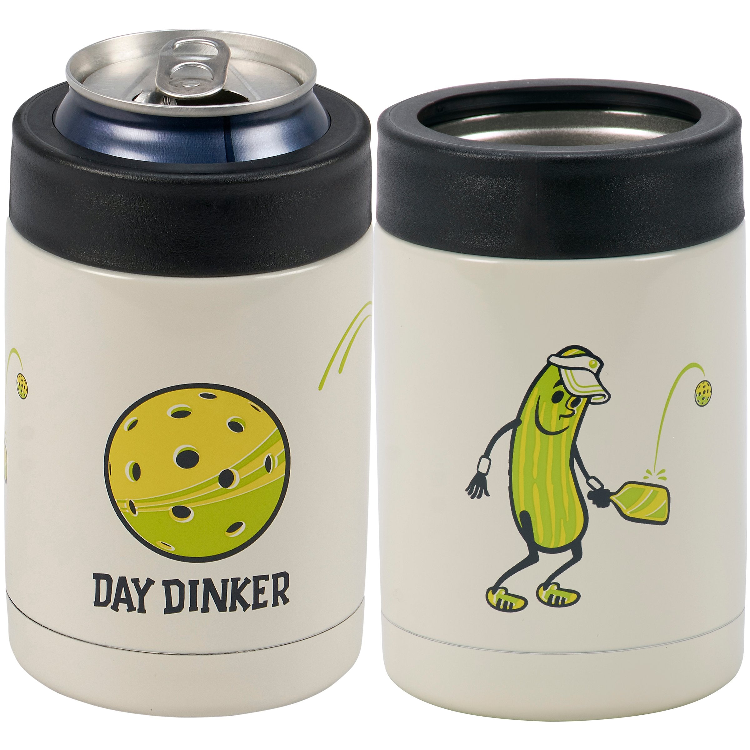 Insulated Pickleball Day Dinker Can Cooler for Cold 12oz Drinks