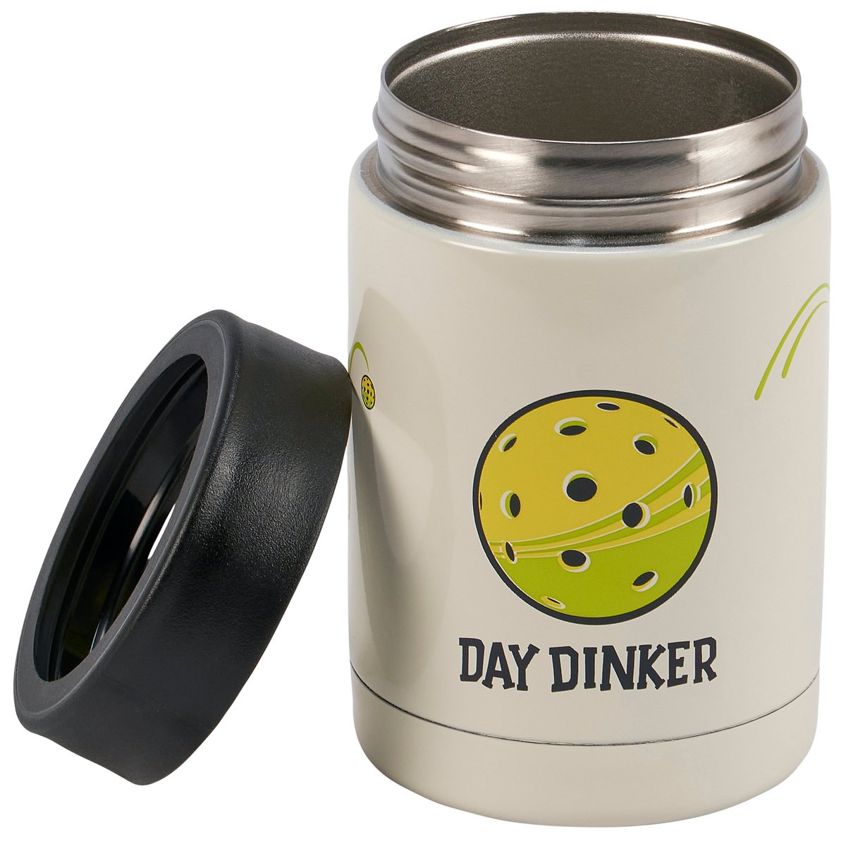 Insulated Pickleball Day Dinker Can Cooler for Cold 12oz Drinks