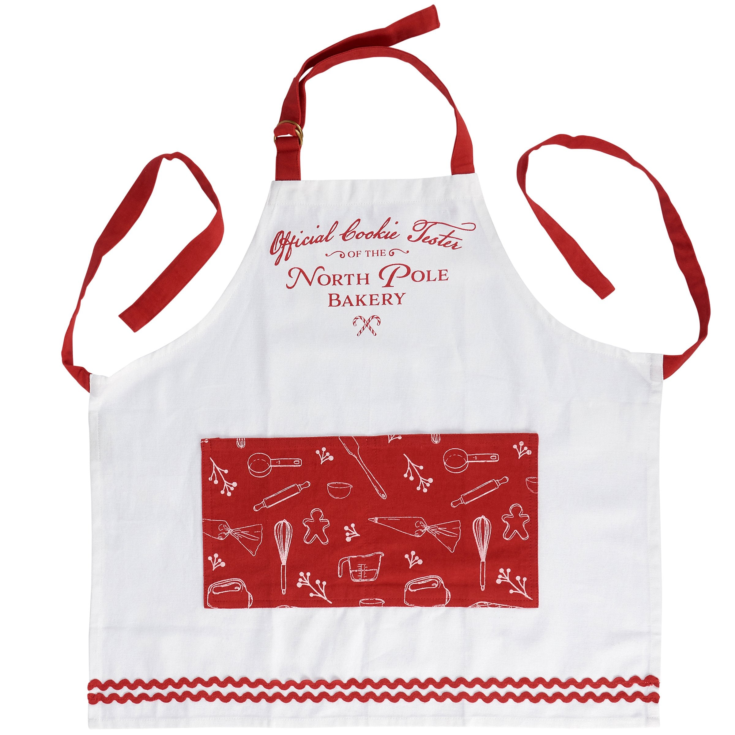 Festive North Pole Bakery Family Apron Set - Adult & Child Christmas Baking