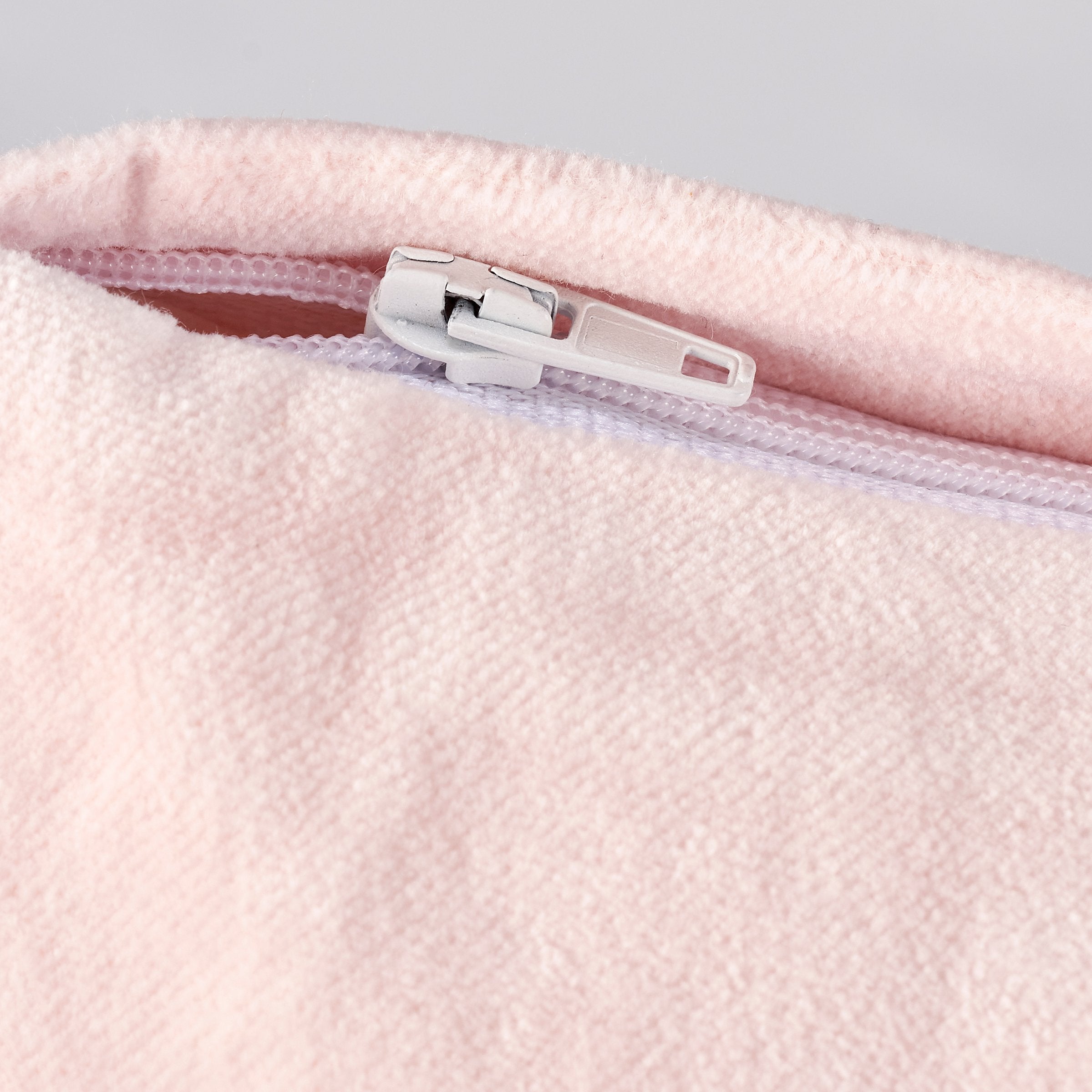 Elegant Pink Velvet Cabbage Rose Embroidered Decorative Throw Pillow