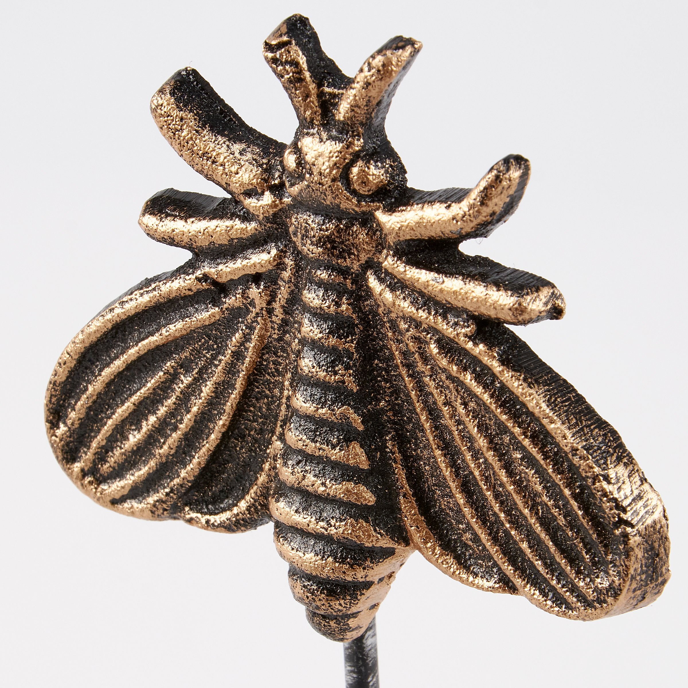 Antique Metal Insect Sitter Set: Decorative Beetle, Dragonfly, Moth Home Accents