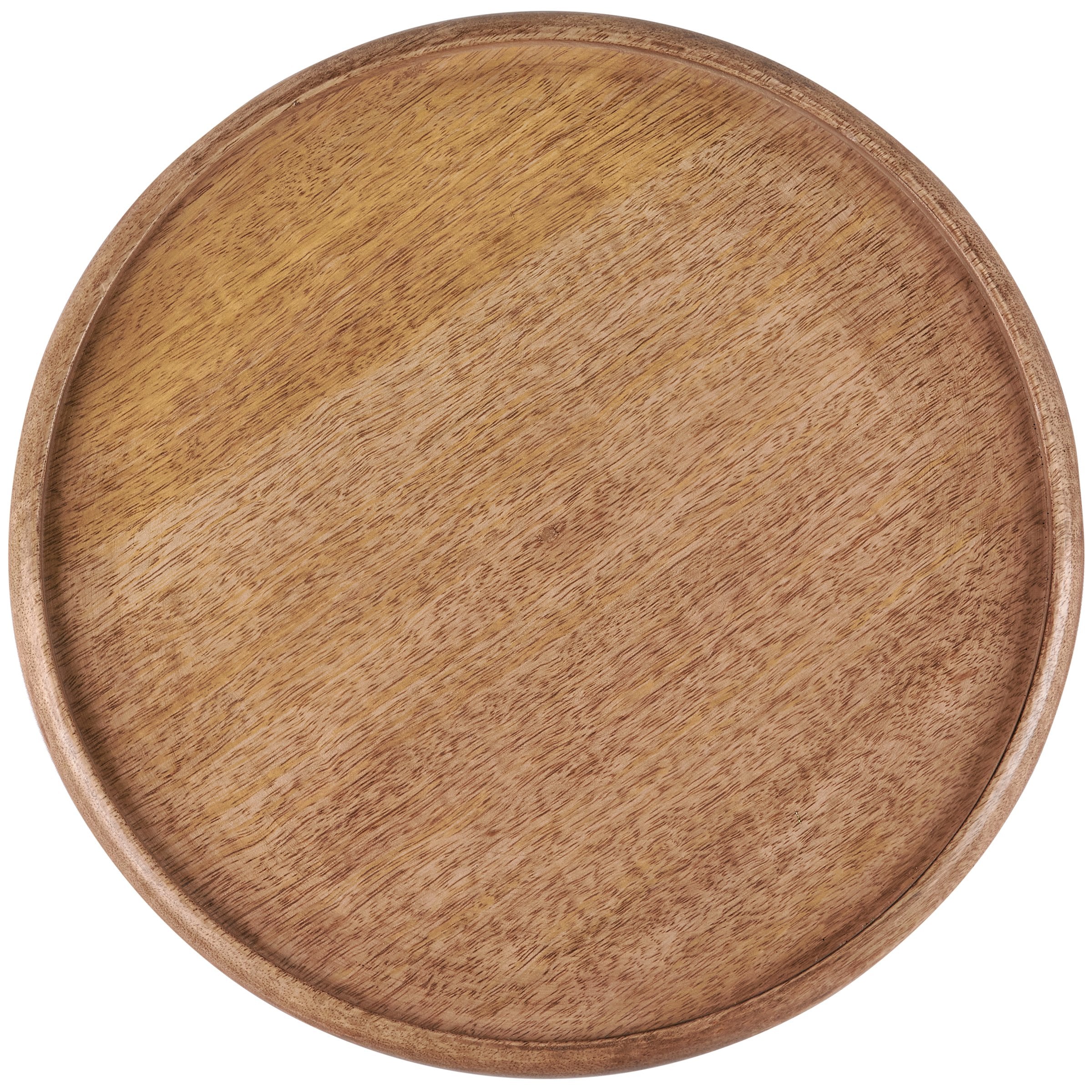 Durable Natural Mango Wood Charger Plate for Stylish Table Settings & Decor