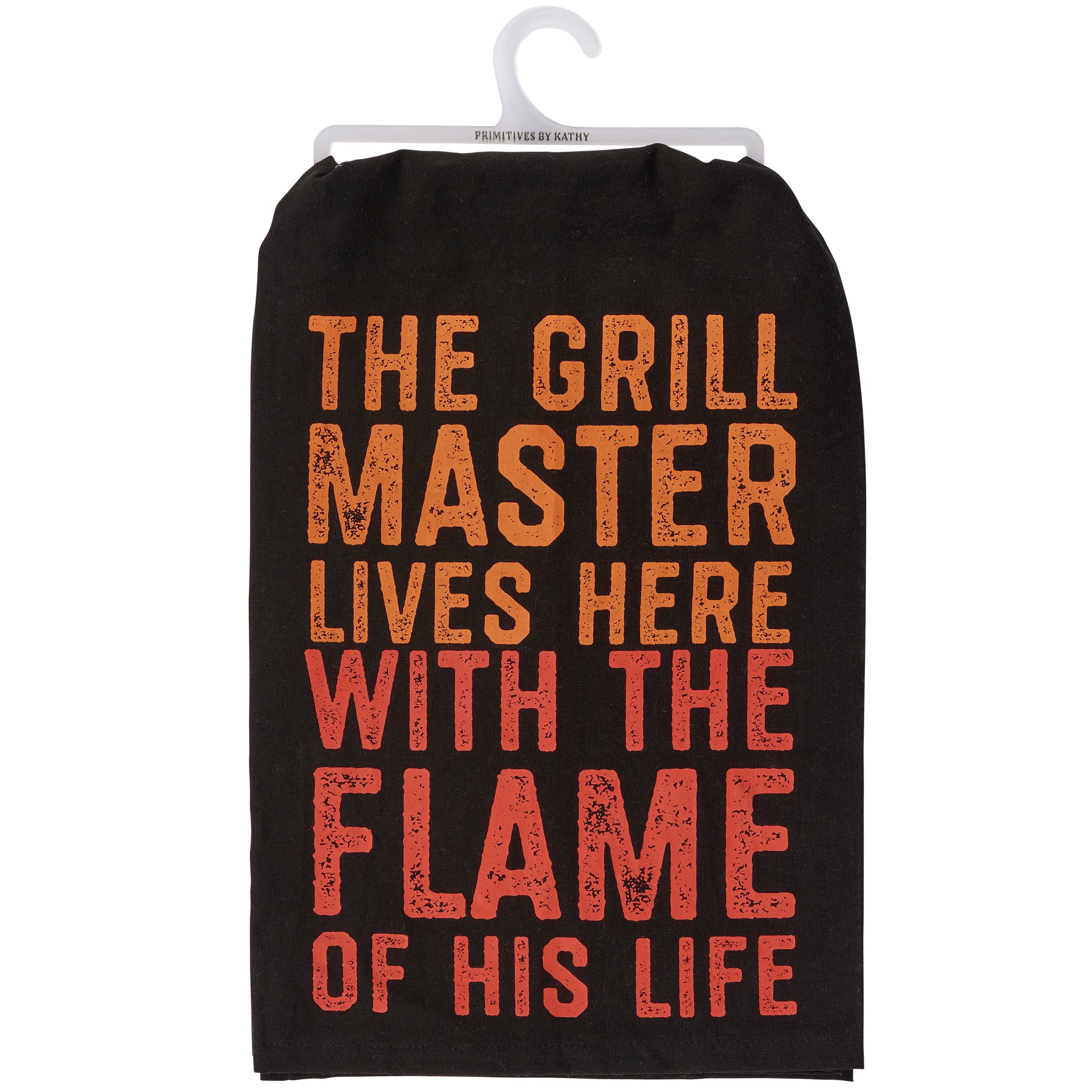 Fun Grilling Master Cotton Kitchen Towel - Perfect BBQ Host Gift