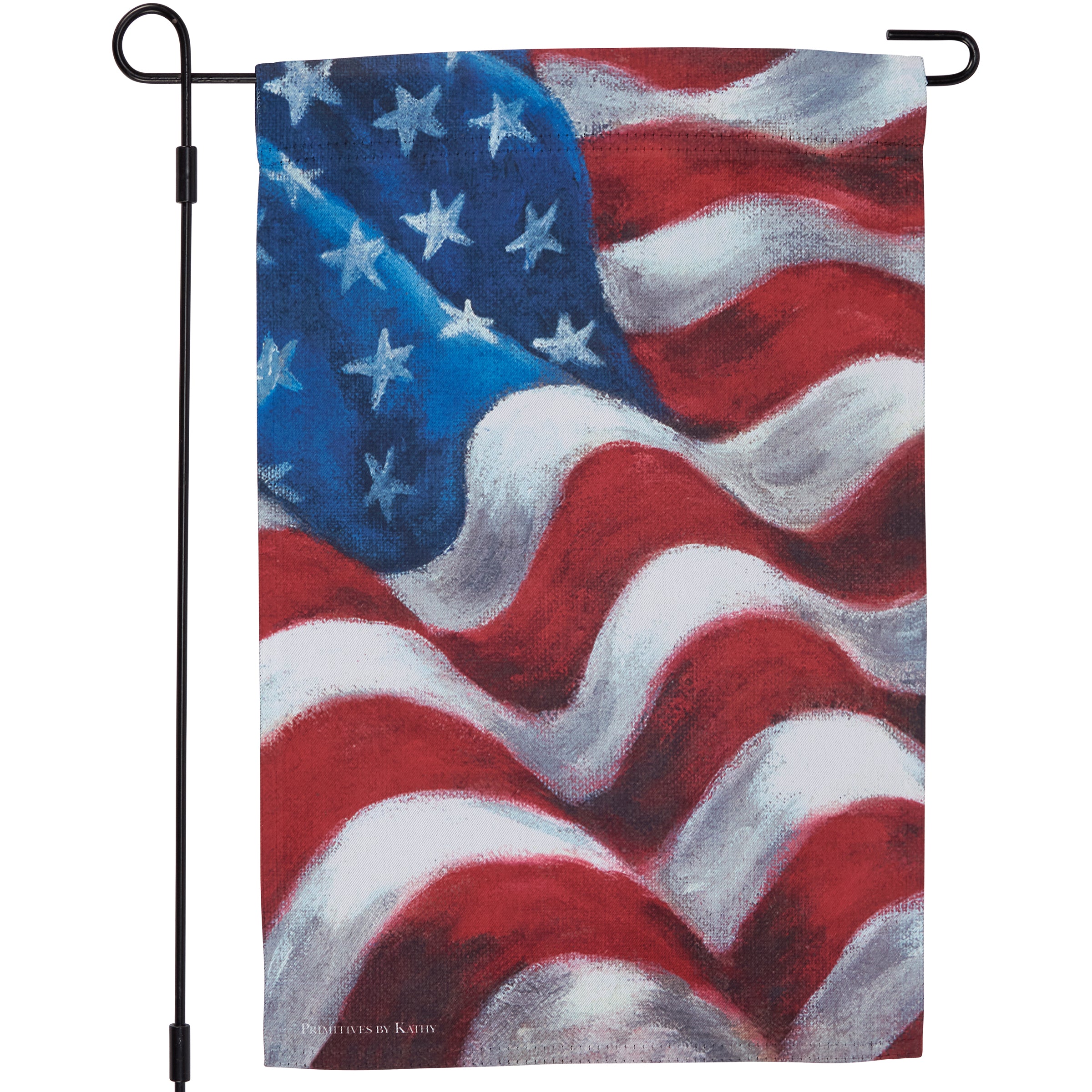 Vibrant Double-Sided American Flag Garden Flag for Patriotic Outdoor Decor