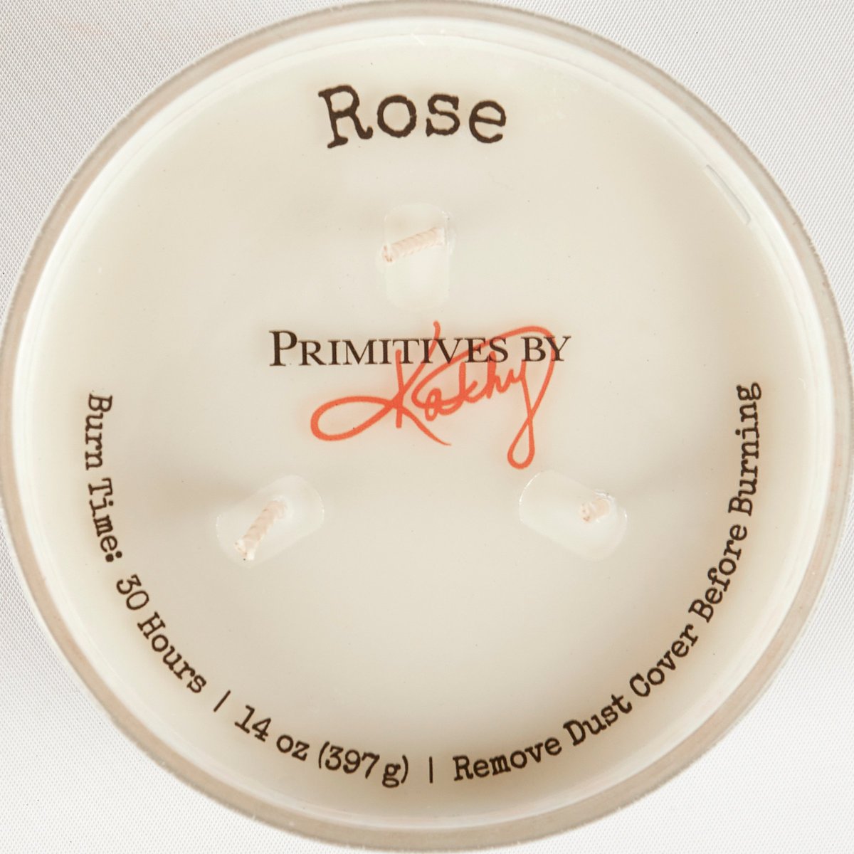 Uplifting Rose Scented Soy Wax Candle, Frosted Floral Glass, 3-Wick, 'Light In My Life'