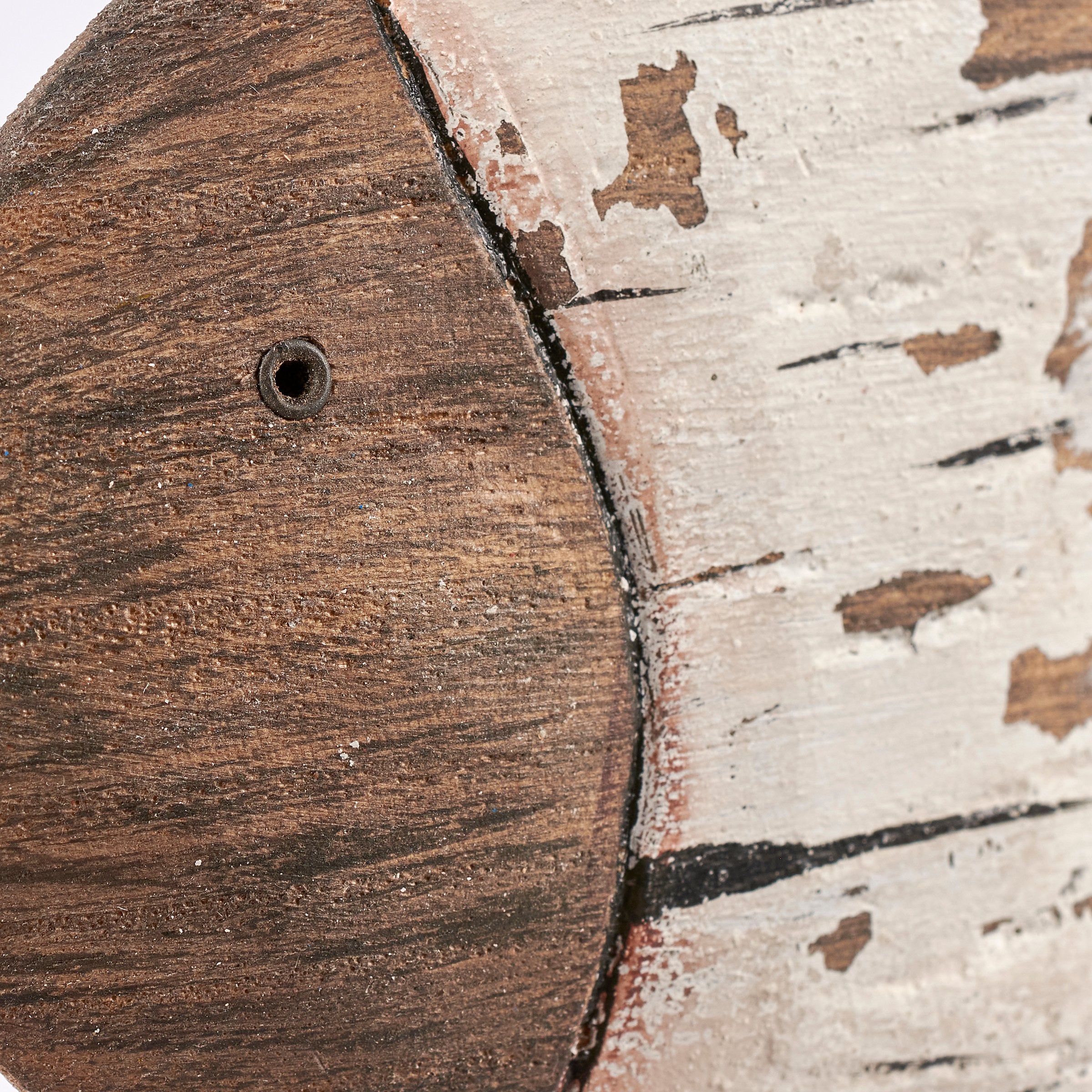 Charming Decorative Butterfly Fish Sitter, Distressed Wood & Metal Beach Decor