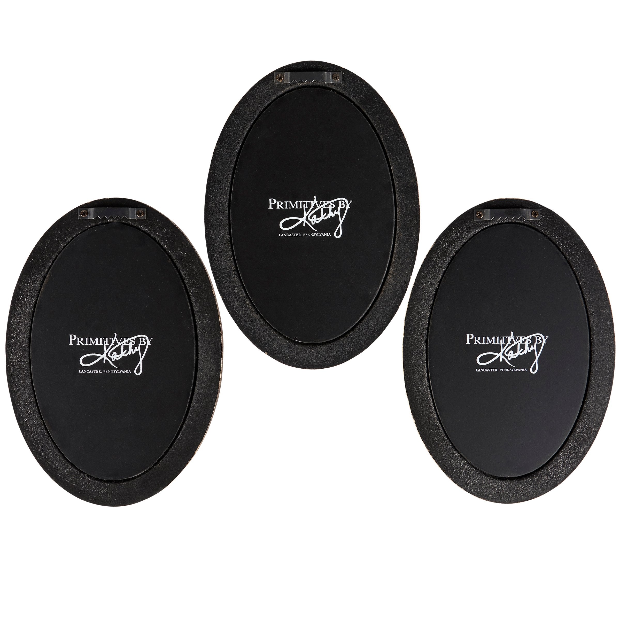 Moody Watercolor Garden Hanging Decor Set with Distressed Wood Frames