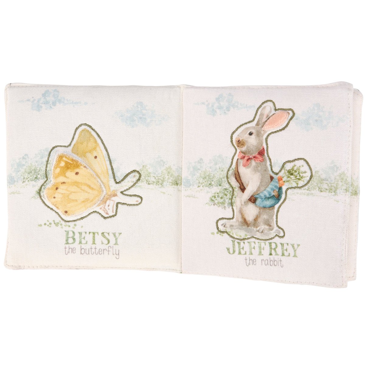 Delightful Garden Friends Sensory Soft Book for Baby Development and Play