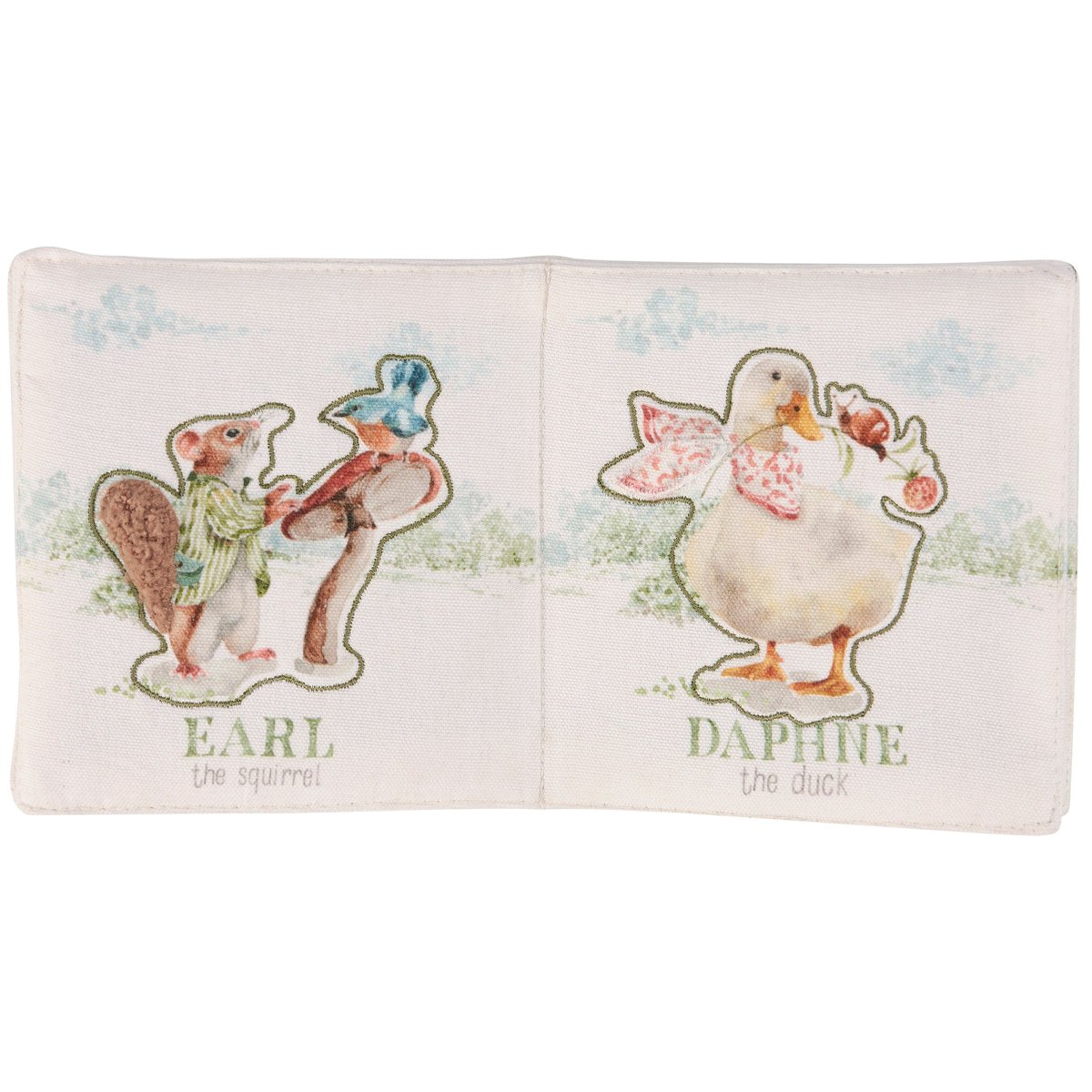 Delightful Garden Friends Sensory Soft Book for Baby Development and Play