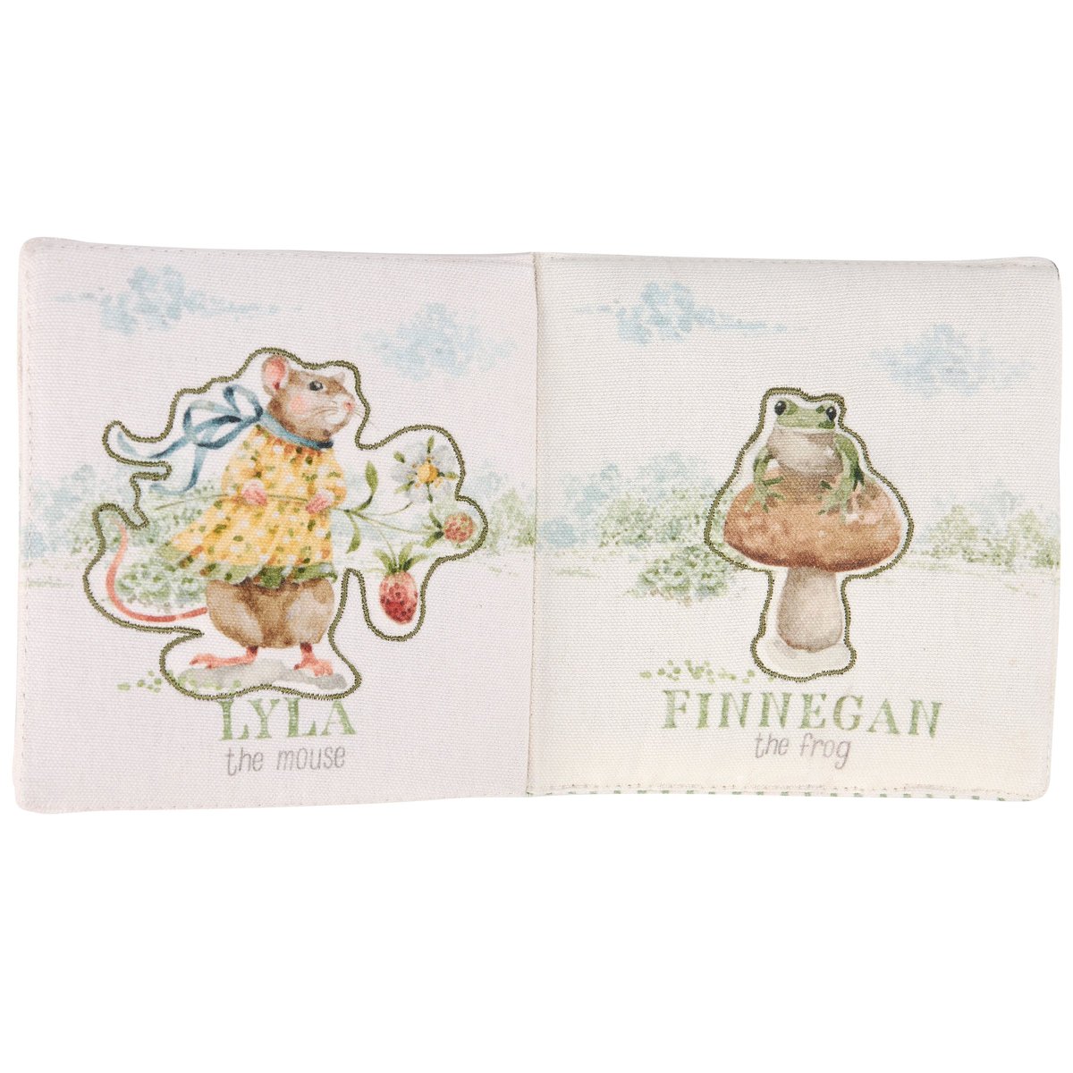 Delightful Garden Friends Sensory Soft Book for Baby Development and Play