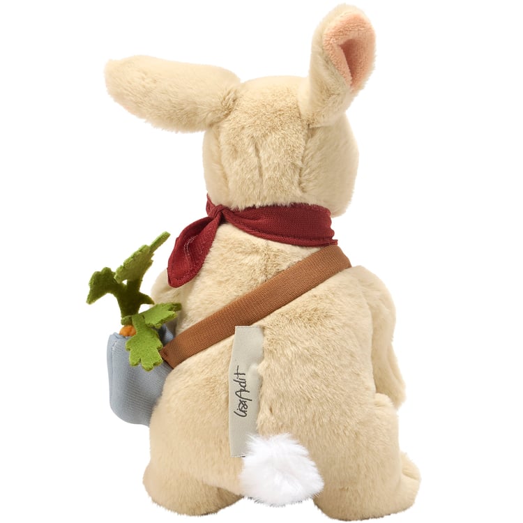 Charming Garden Bunny Rabbit Softie Plush Toy with Embroidered Details