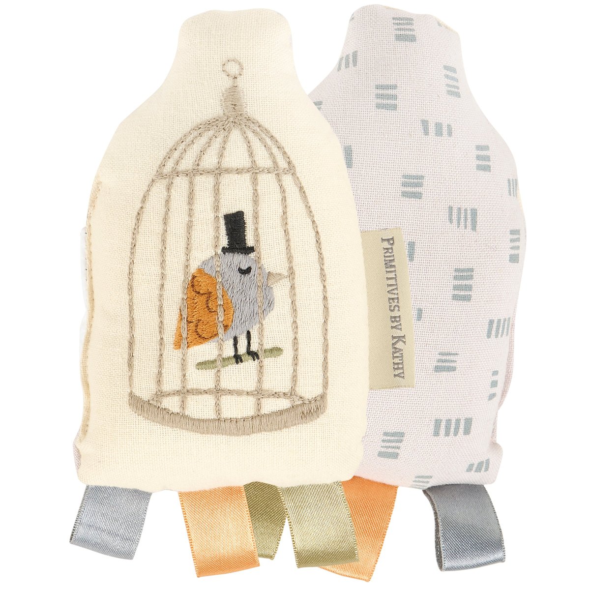 Delightful Squeaky Bird Baby Plush Toy with Sensory Ribbons for Infants