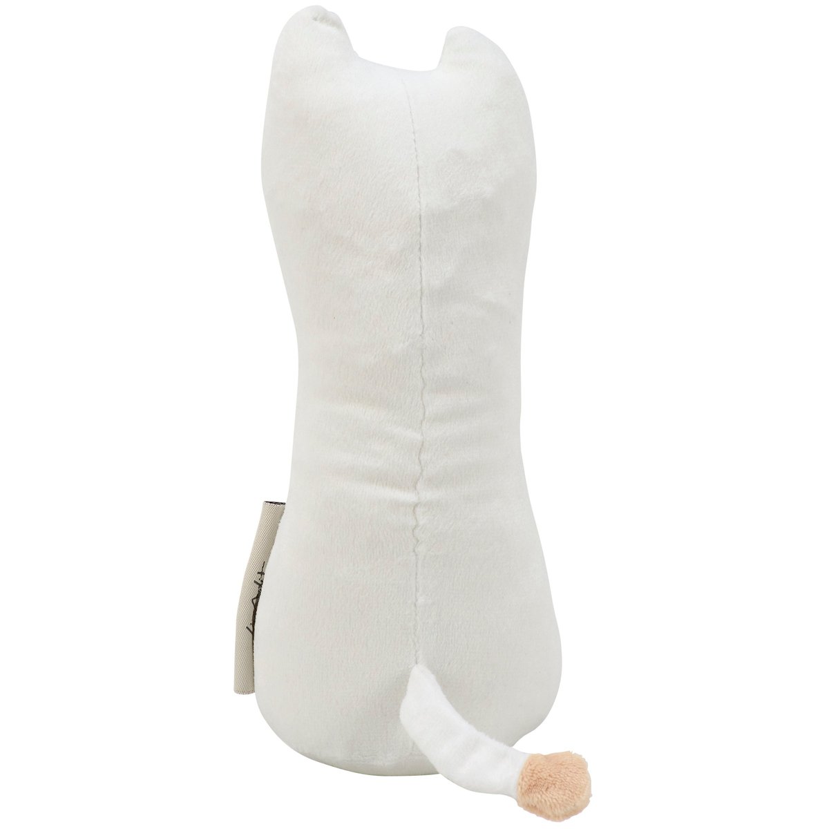 Charming Soft Plush Rattle Cat Baby Toy - Sensory Block Print Design