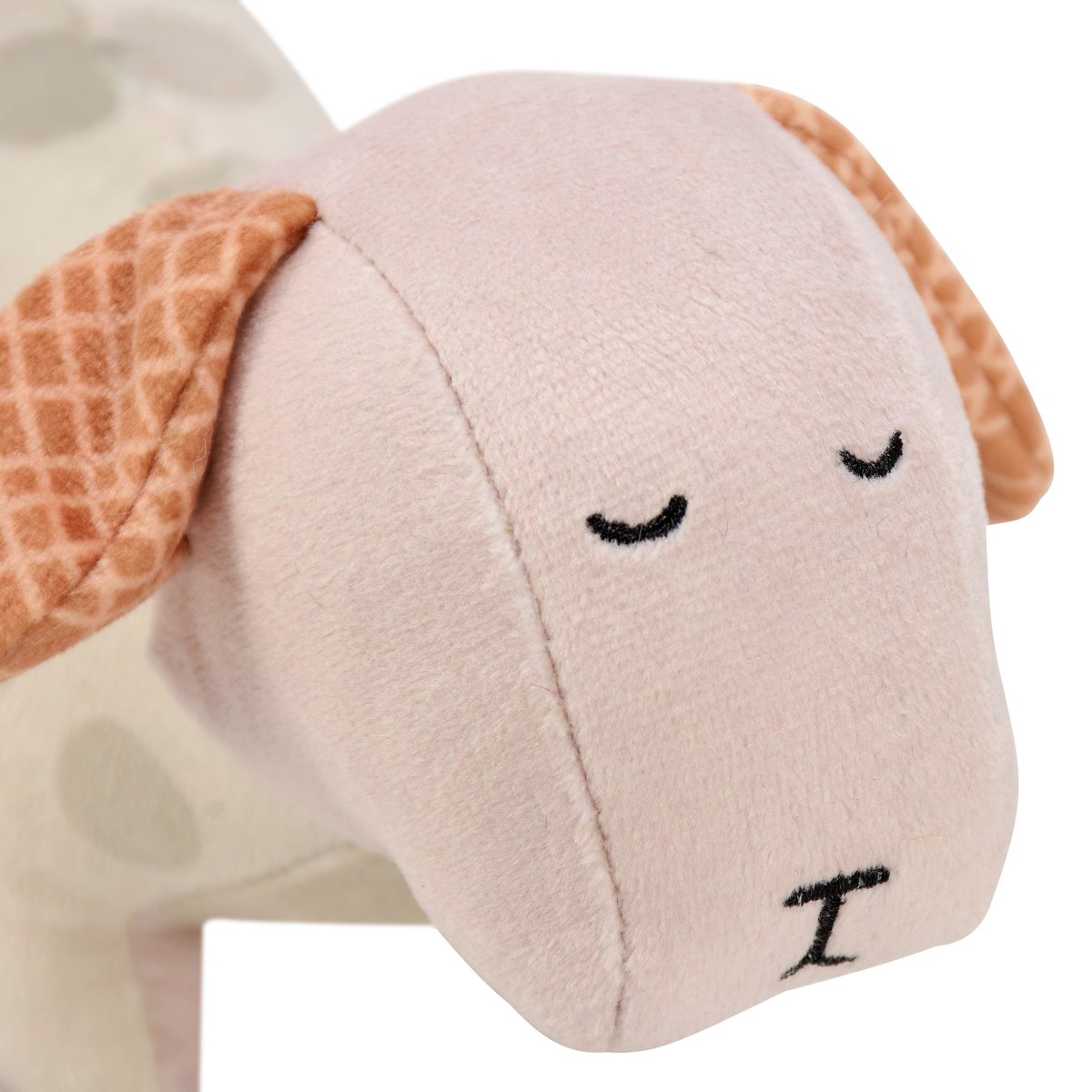 Charming Squeaky Dog Plush Baby Toy - Soft Cotton, Engaging Sensory Play