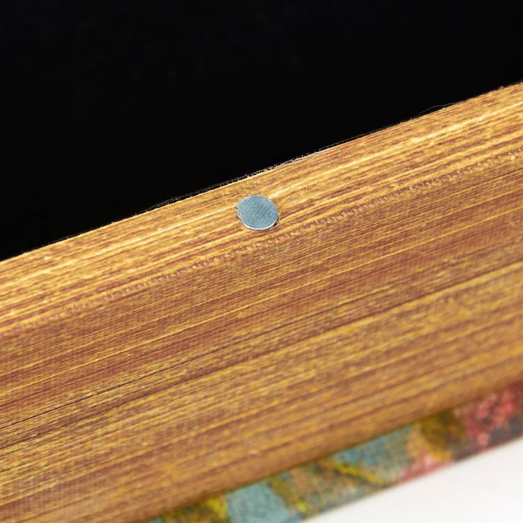 Elegant Floral Nouveau Decorative Book Box Set with Finches and Dragonflies for Home Decor