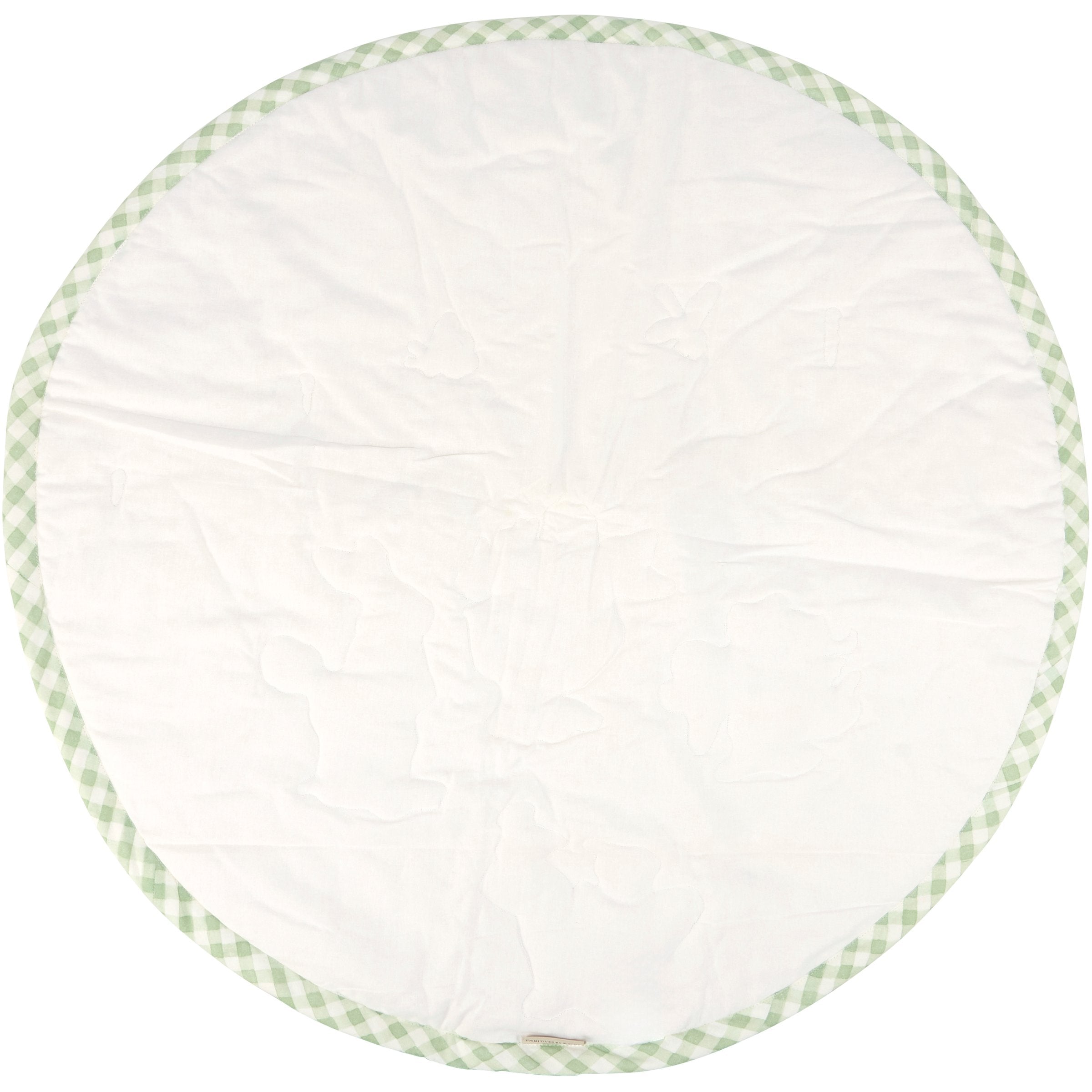 Charming Garden Friends Sensory Baby Play Mat with Crinkle, Squeaker, Faux Fur