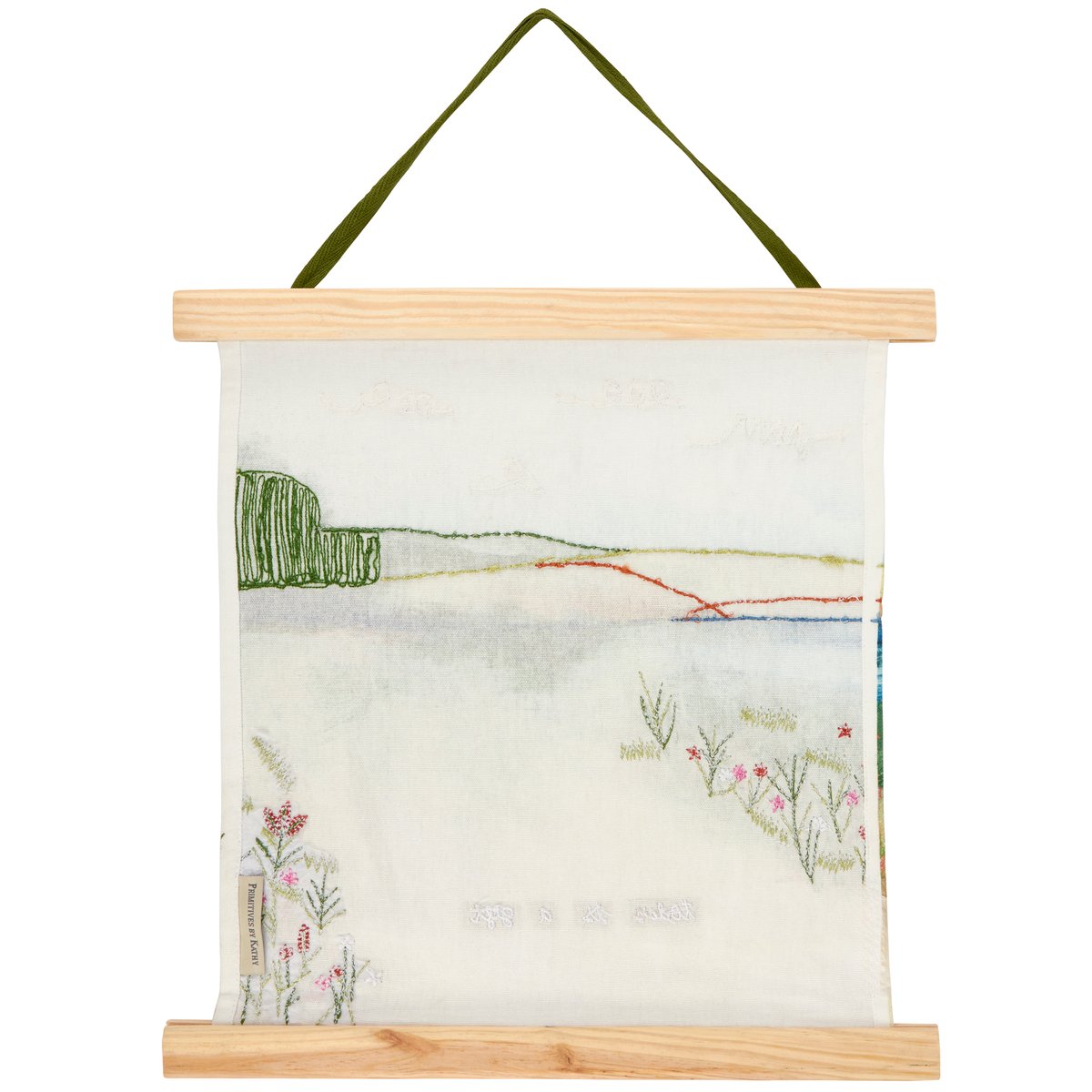 Inspiring Beach Landscape Wall Art Decor with 'Today Is A Gift' Sentiment