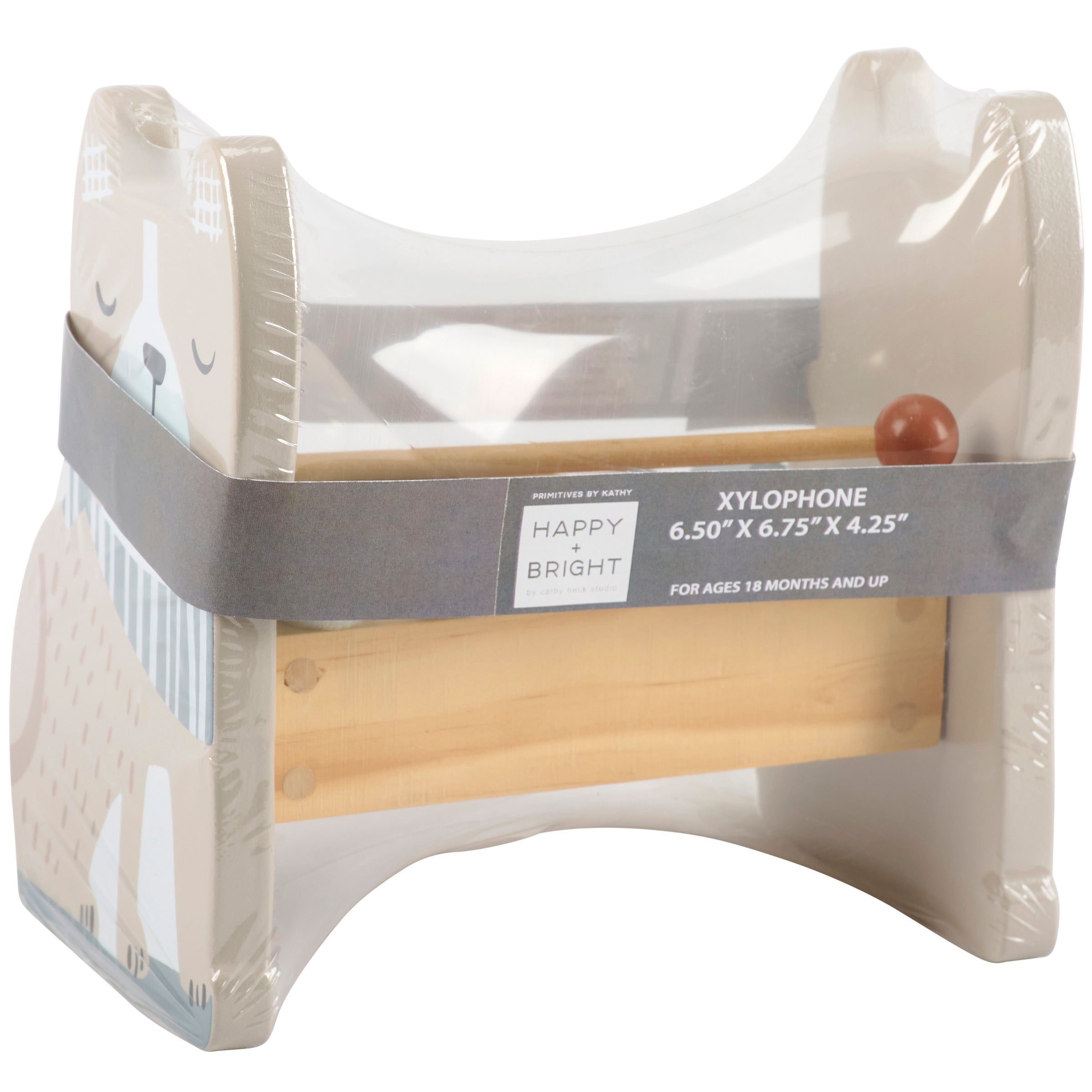 Adorable Wooden Dog Xylophone Toy - Engaging Musical Instrument for Toddlers