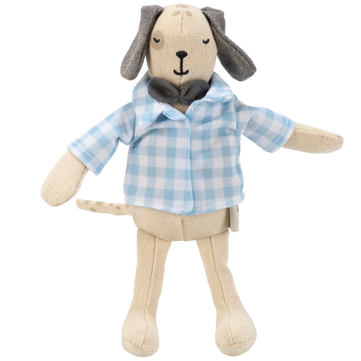 Charming Hound Dog Softie Plush Toy for Kids - Cotton & Linen