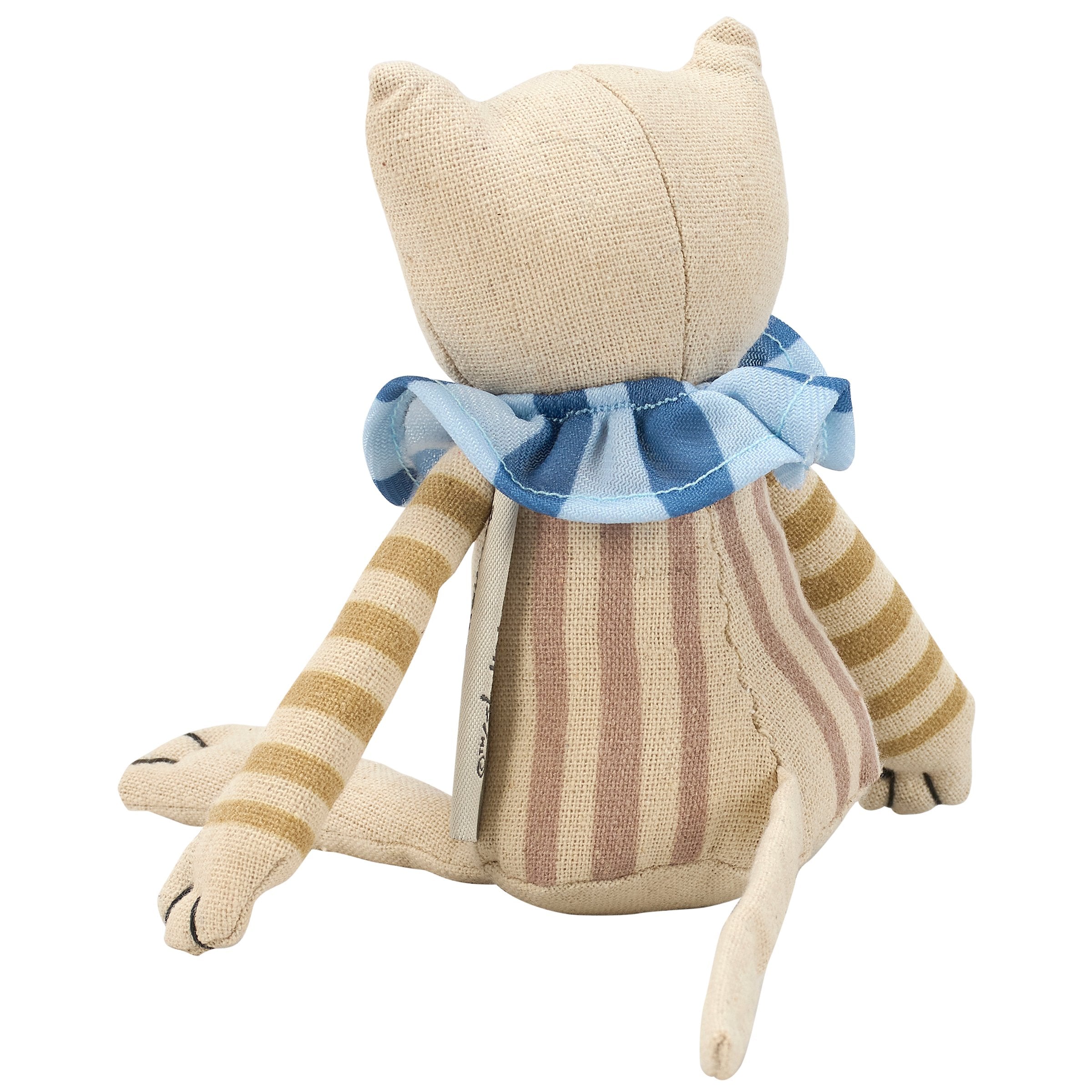 Charming Embroidered Plush Miss Kitty Cat Softie Toy for Kids Ages 3+