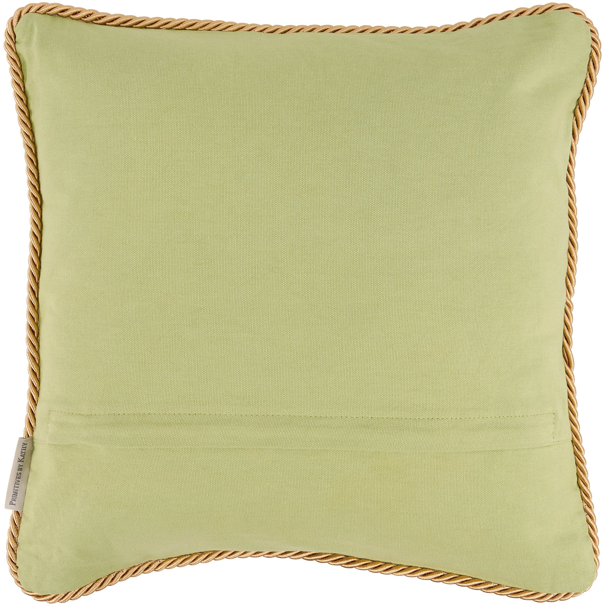 Elegant Art Nouveau Floral Decorative Pillow - 15x15 Inch Cotton Accent Cushion