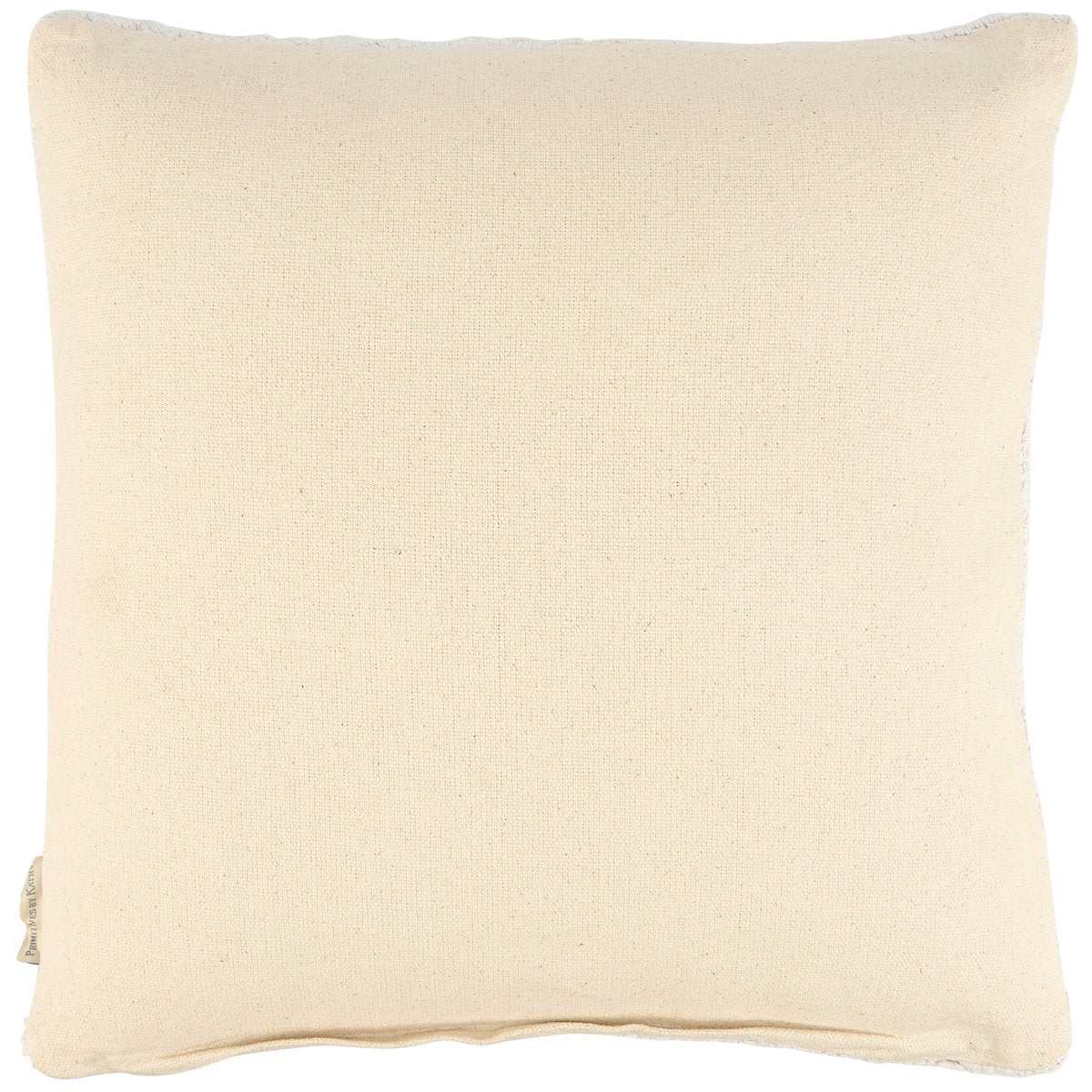 Charming Bright Snowflake Cotton Throw Pillow - Embroidered Pastel Holiday Decor