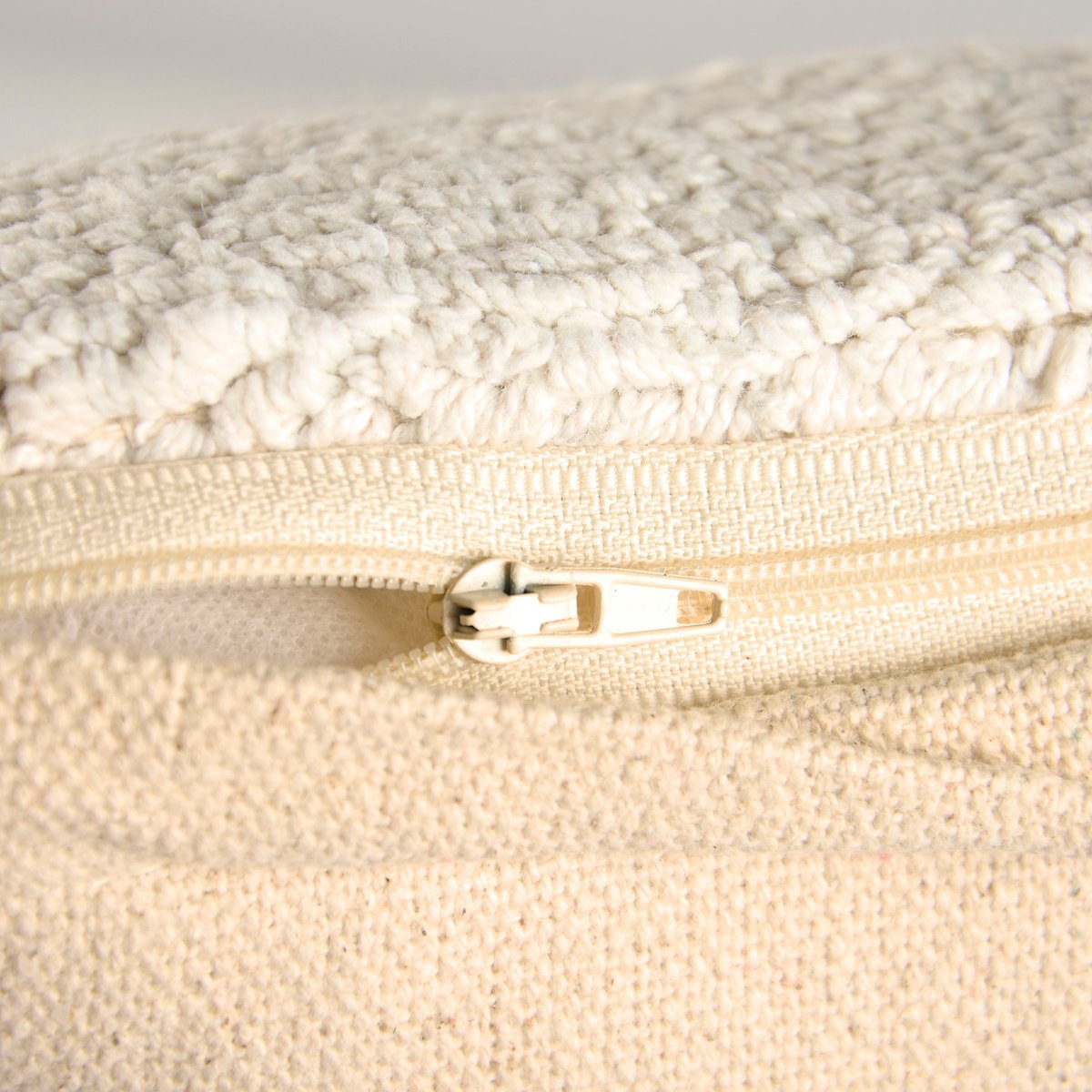 Charming Bright Snowflake Cotton Throw Pillow - Embroidered Pastel Holiday Decor