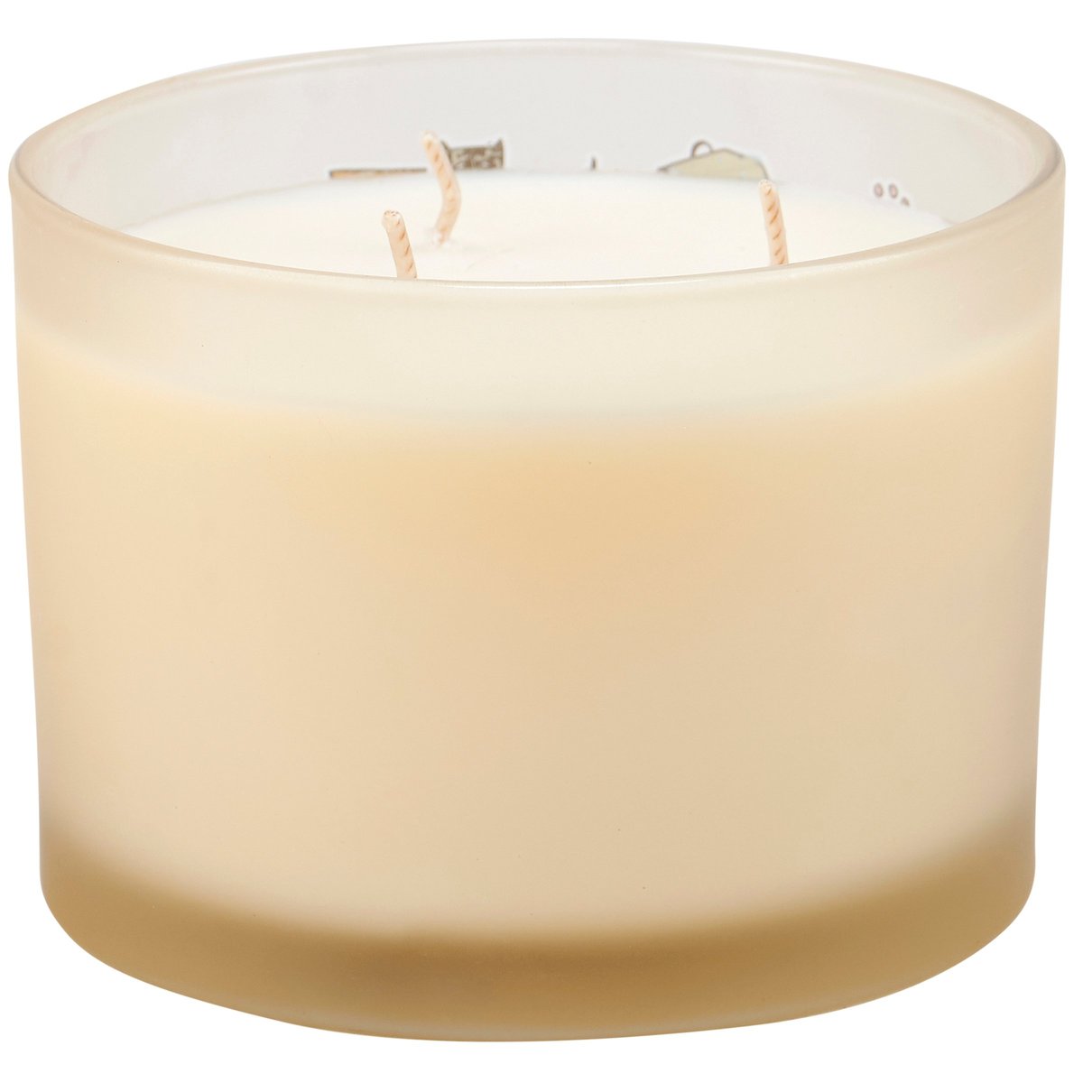 Delightful Love Cats Frosted Glass Candle, Lemon Soy Wax, Triple Wick Design