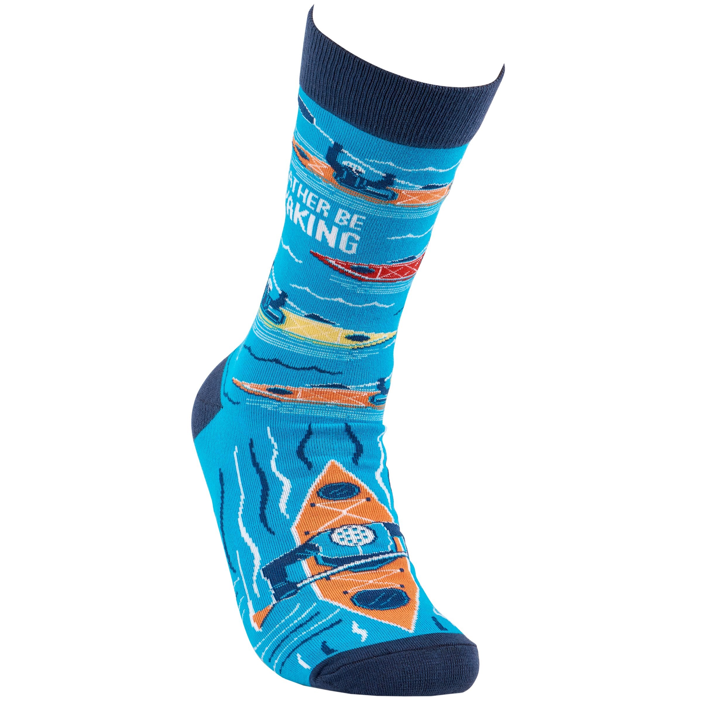 Adventure-Ready 'I'd Rather Be Kayaking' Socks - Fun Outdoor Gift