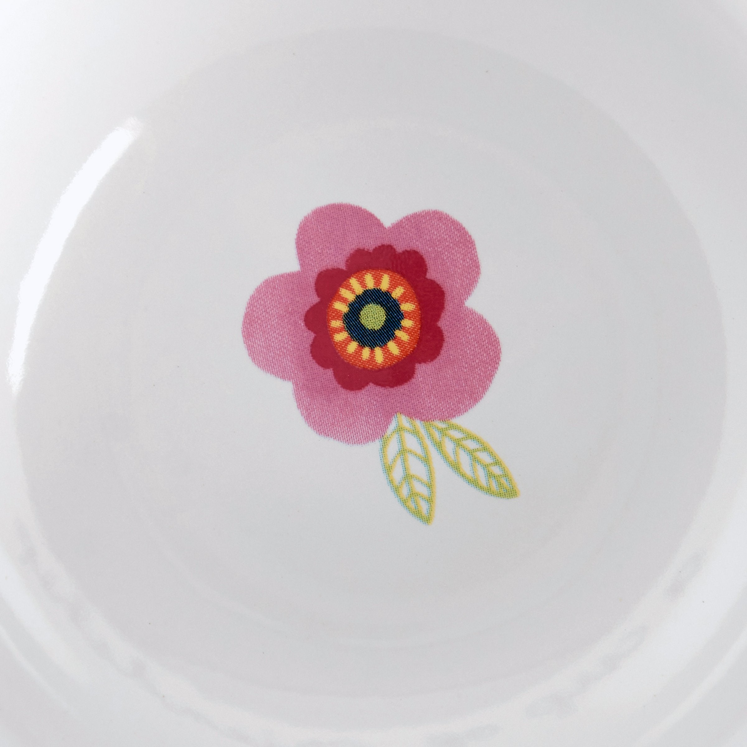 Charming Stoneware Friendship Mug with Hand-Illustrated Florals & Butterflies, 20 oz