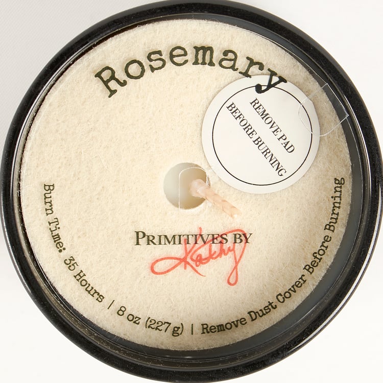 Invigorating Rosemary Scented Bison Candle: Soy Wax, Cotton Wick, Western Decor