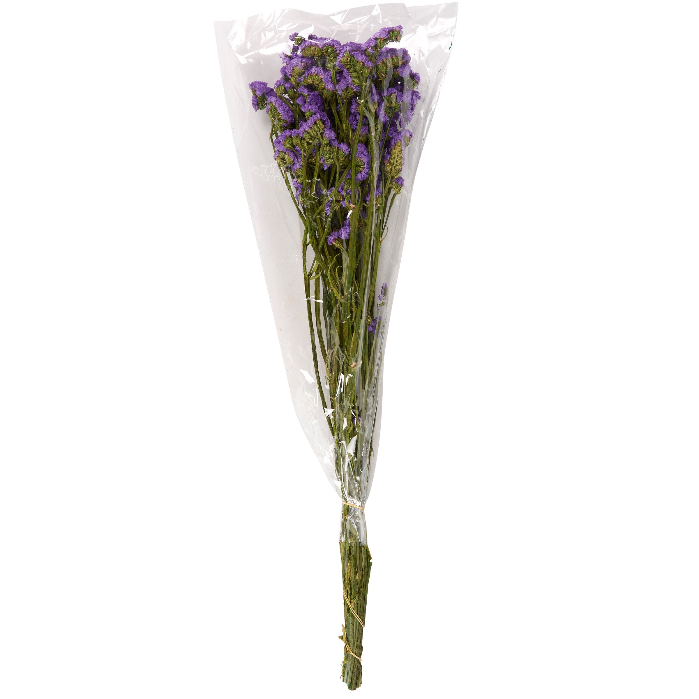 Dried Natural Purple Statice Forget-Me-Not Flower Bouquet for Home Decor