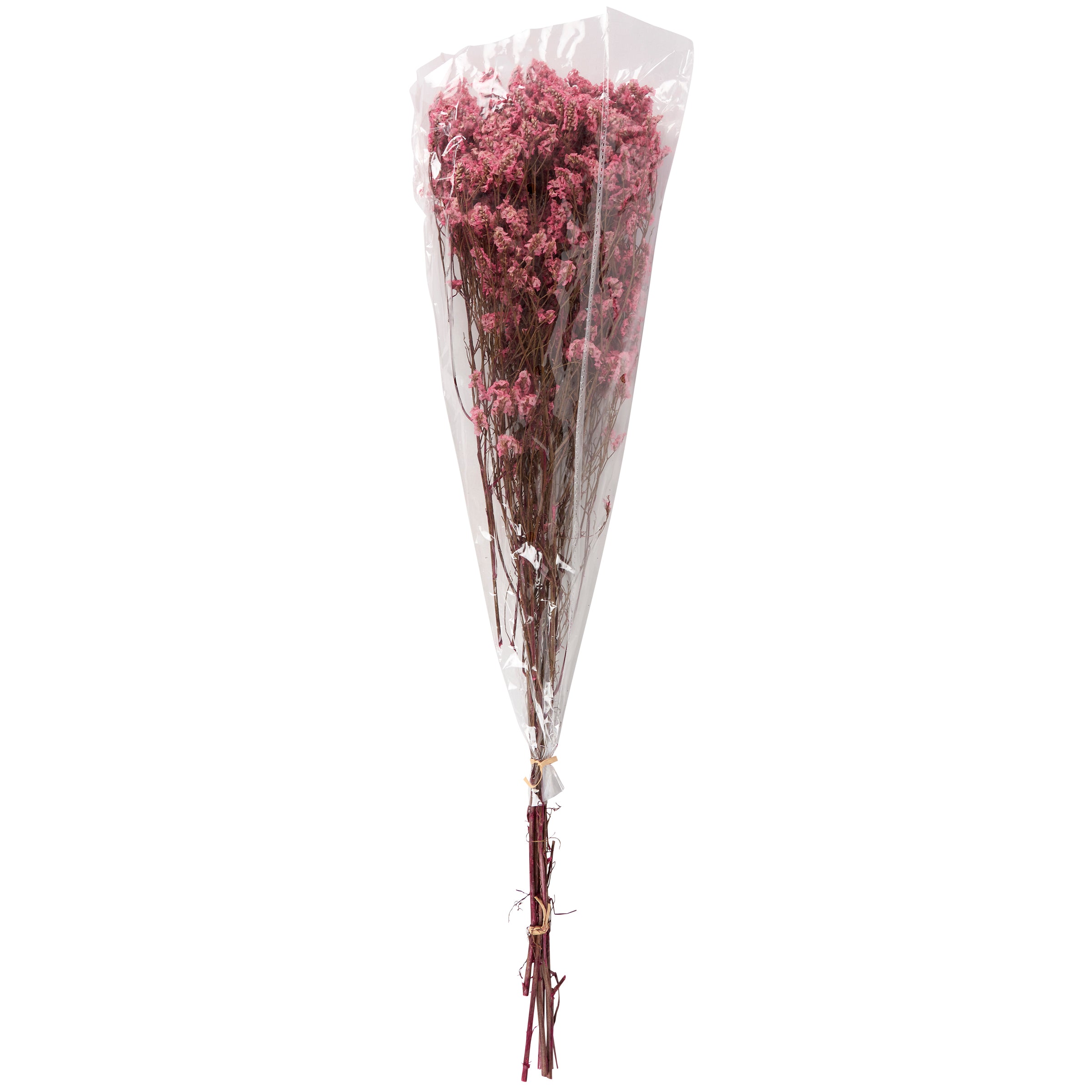Elegant Pink Dried Flower Bouquet - Natural Long-Lasting Foliage for Home Decor
