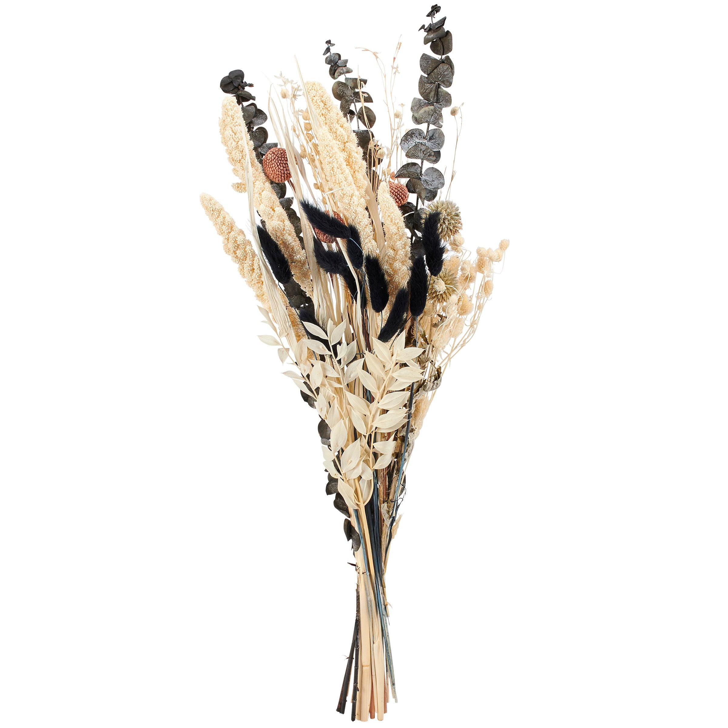 Rustic Dried Mixed Wildflower Bouquet - Long-Lasting Natural Foliage Arrangement