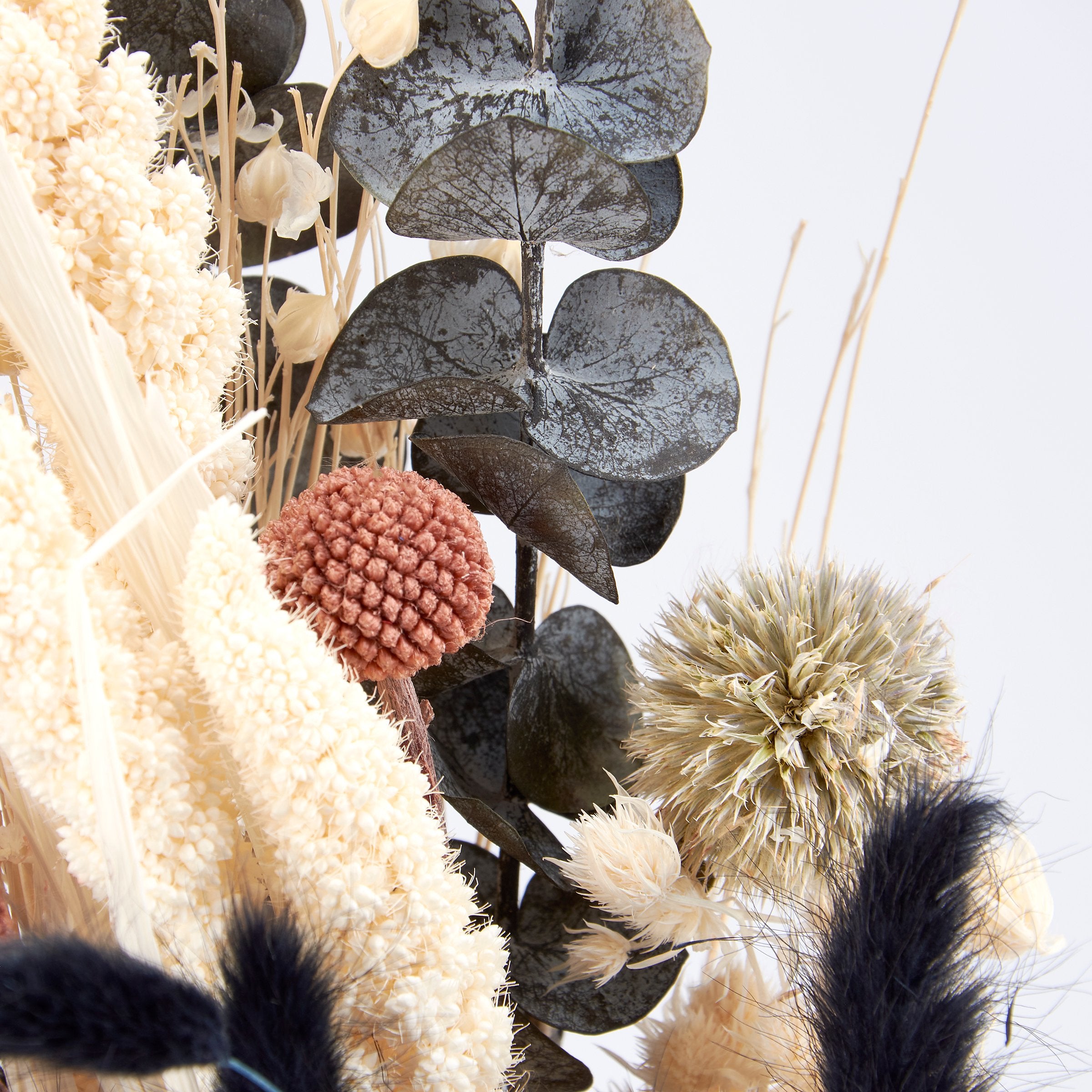 Rustic Dried Mixed Wildflower Bouquet - Long-Lasting Natural Foliage Arrangement