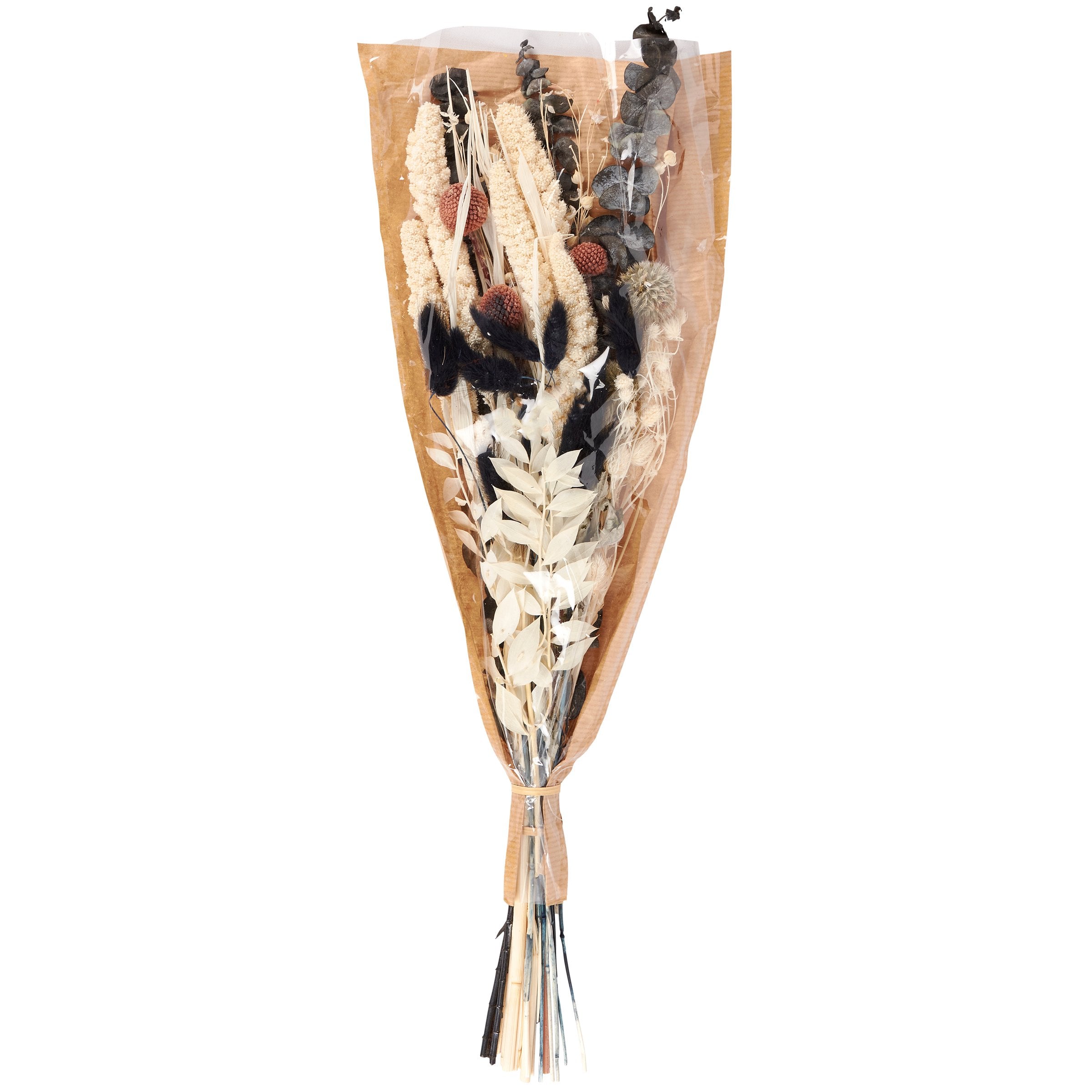 Rustic Dried Mixed Wildflower Bouquet - Long-Lasting Natural Foliage Arrangement
