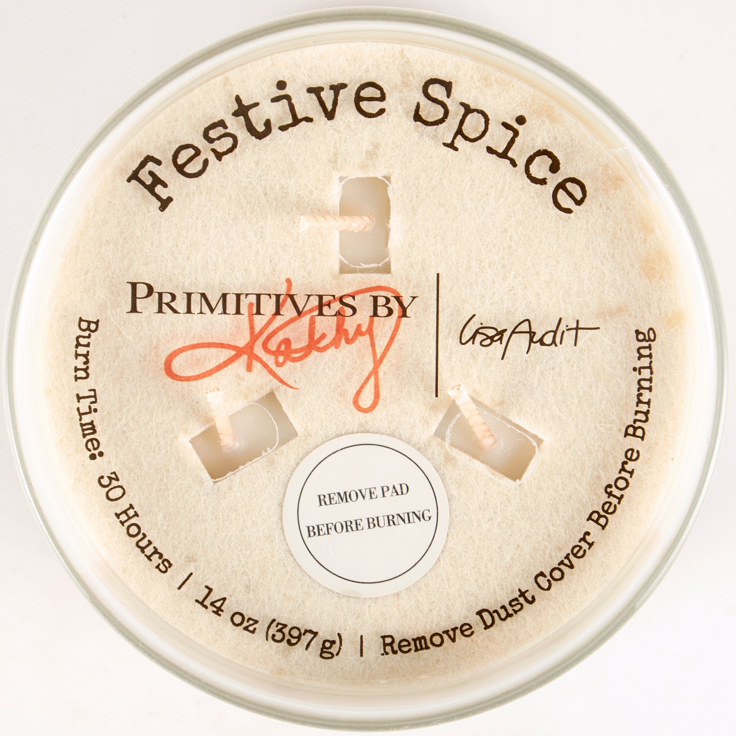 Festive Spice Scented Santa's Tree Farm Christmas Candle - 3-Wick Soy Wax