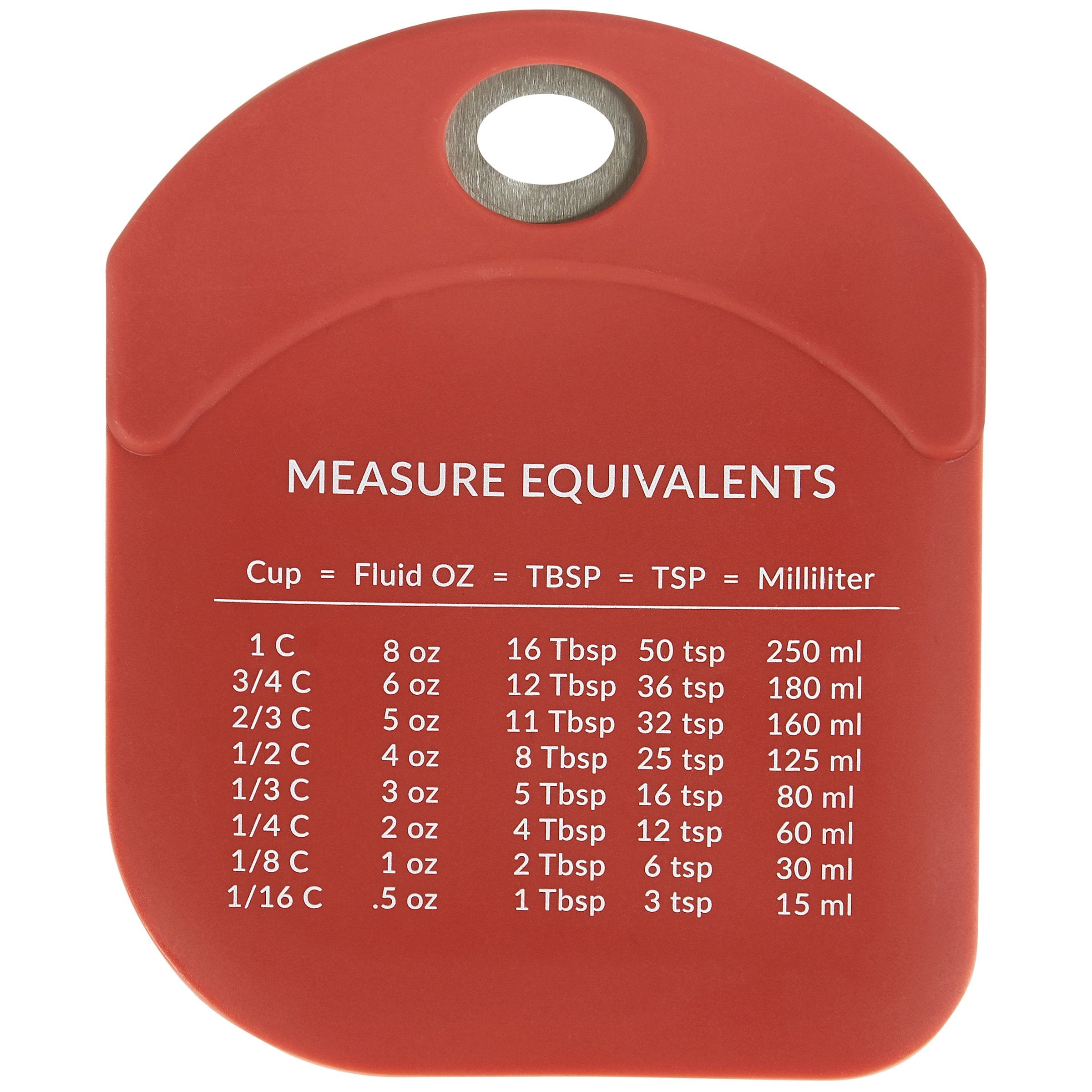 Festive Santa's Tree Farm Silicone Bowl Scraper with Measurement Equivalents