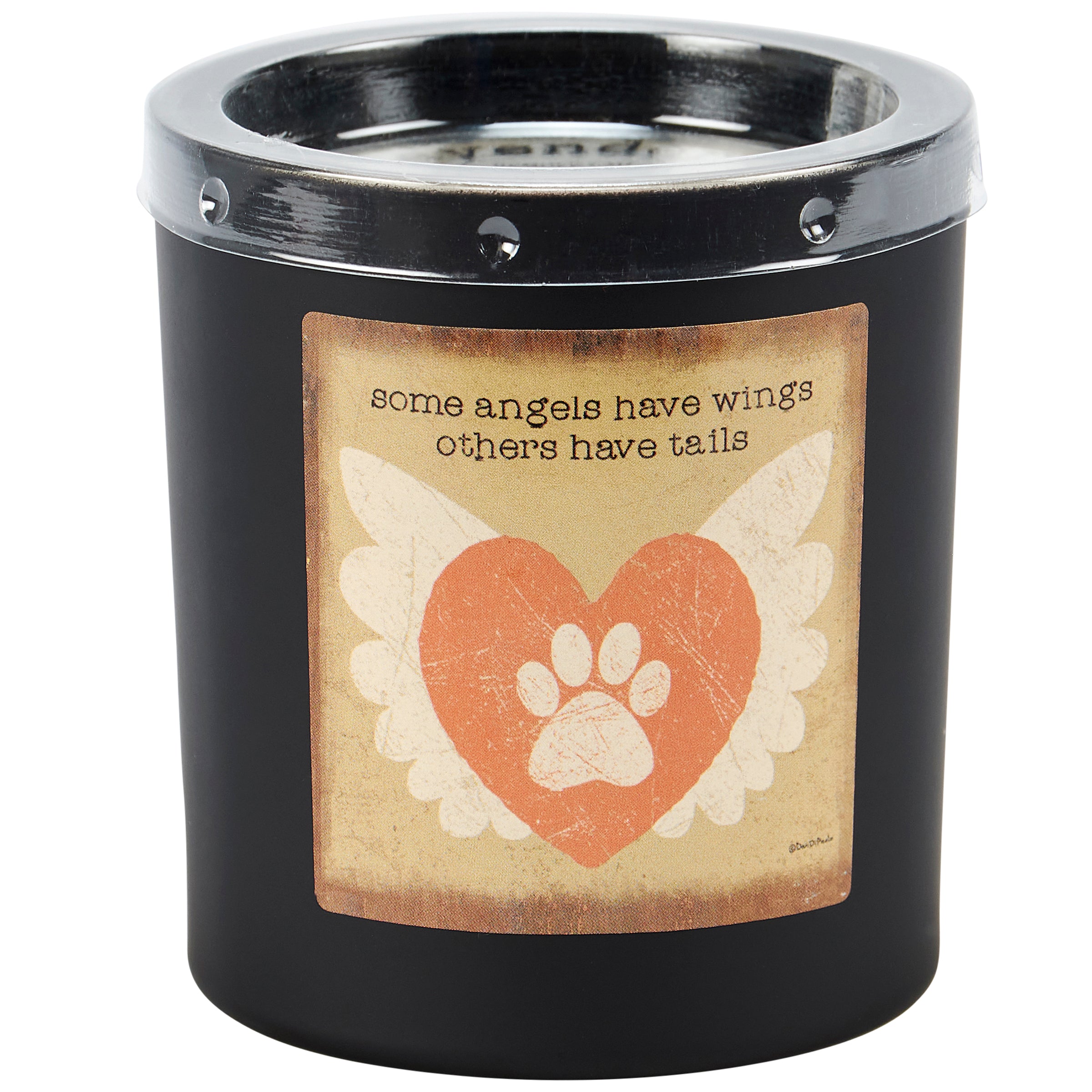 Heartwarming Pet Memorial Candle: Angels Have Tails, Lavender Scented, Soy Wax