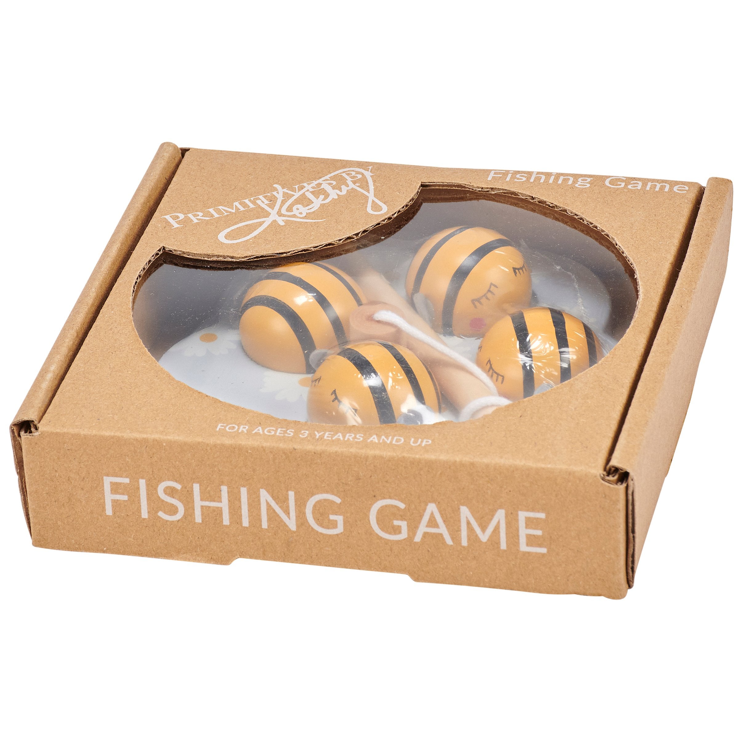 Engaging Wooden Magnetic Baby Bee Fishing Game for Kids' Development
