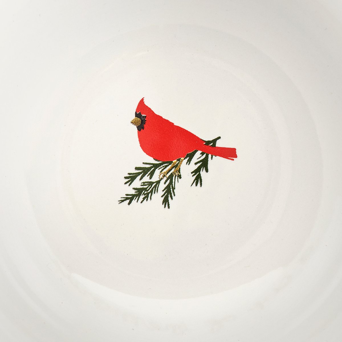 Charming Cardinals Stoneware Mug: 'Cup of Memories' 20 oz Christmas Drinkware