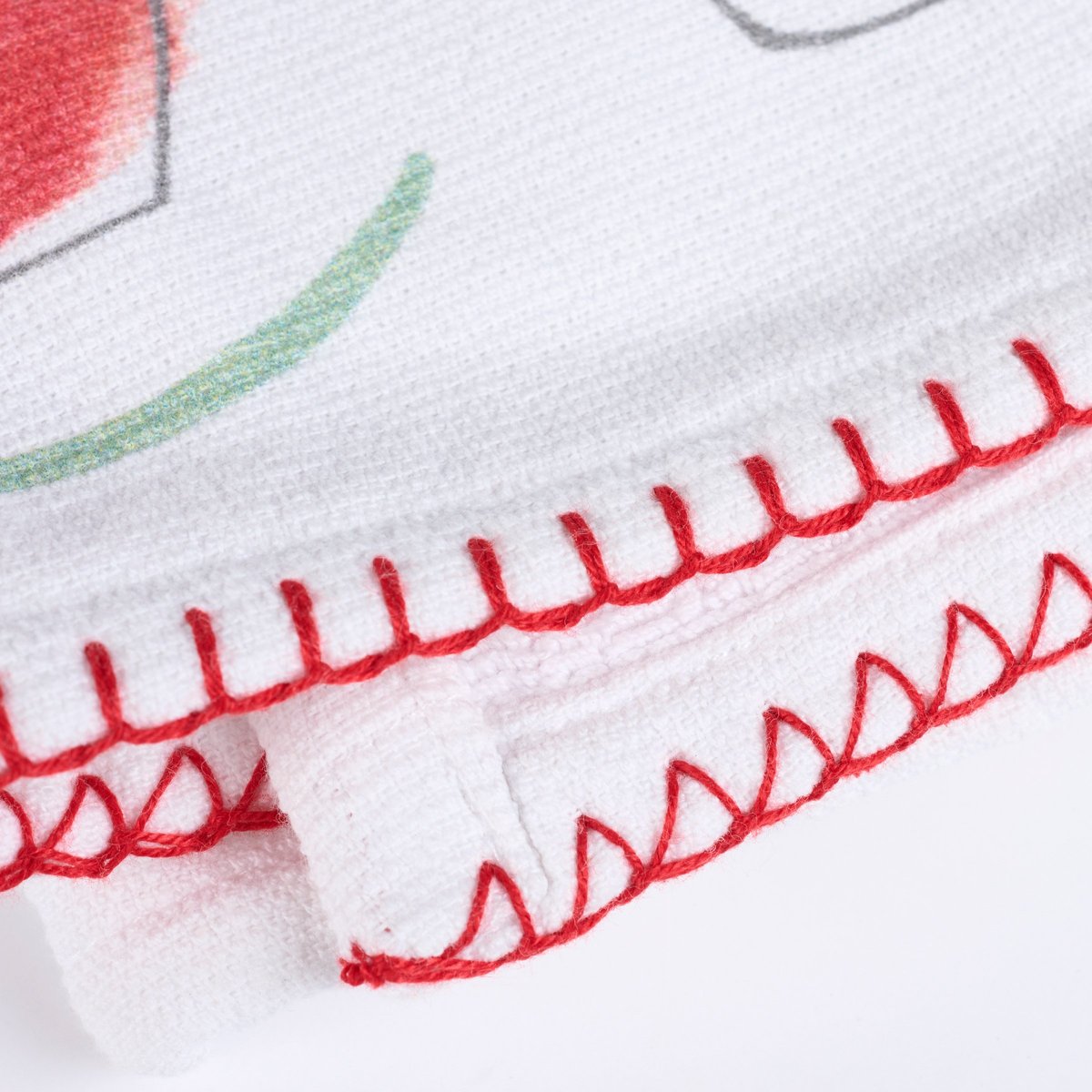 Festive Peppermint Vodka Recipe Cotton Kitchen Towel - Absorbent Holiday Design