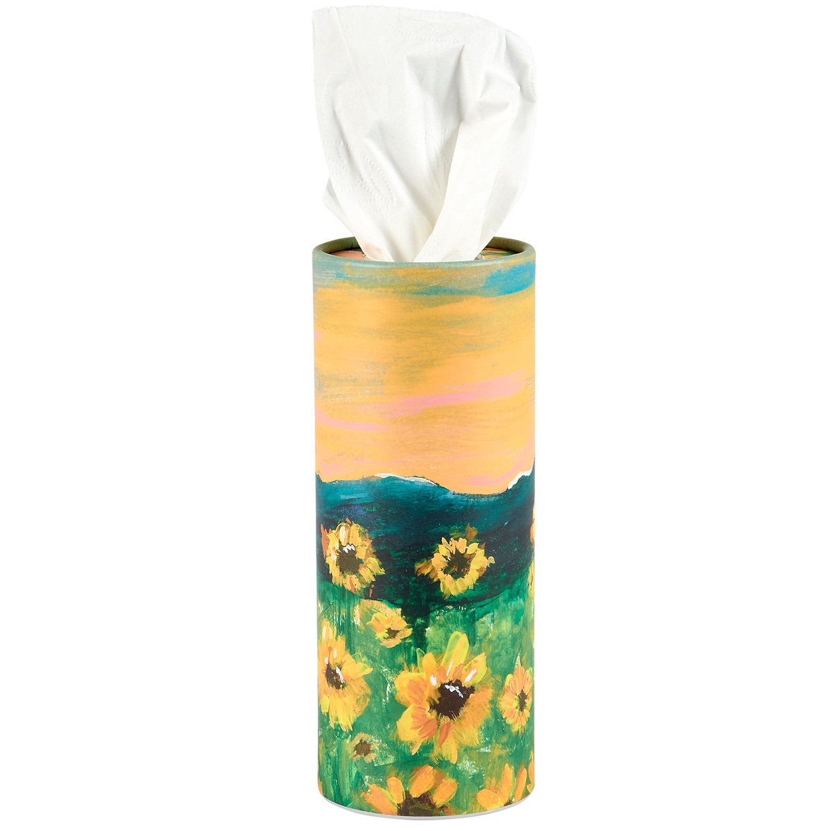 Charming Bumblebee & Sunflower Decorative Tissue Box Set for Car & Home
