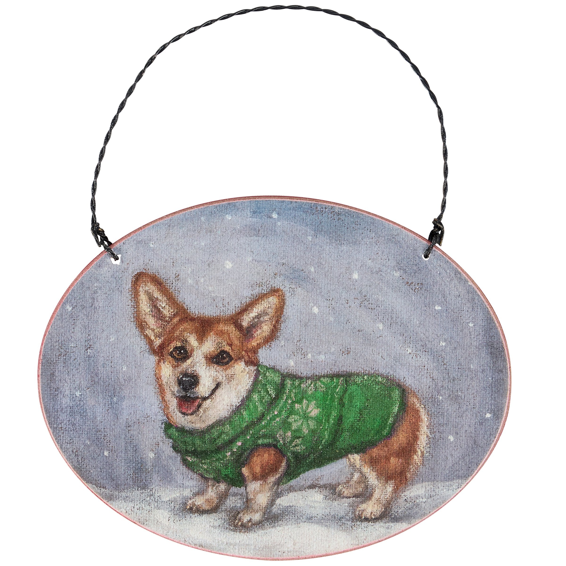 Cozy Corgi Dog Ornament: Charming Festive Pet Decor for Christmas Tree